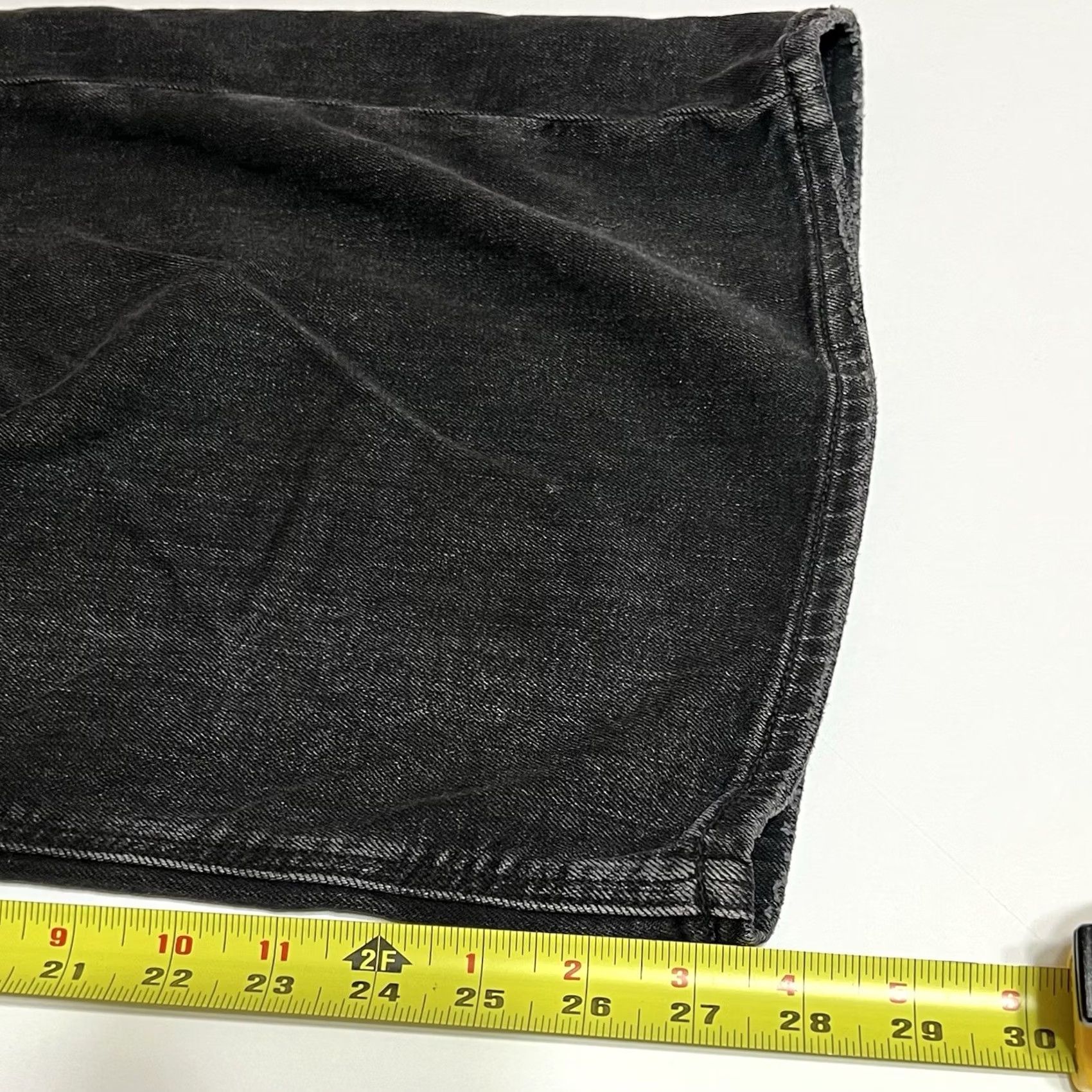 American Eagle Outfitters VINTAGE? No — American Eagle Outfitters Super High Rise Baggy Wide Leg Distressed Jeans 18 Reg 38x28 Black Women Jeans Distressed 90s Inspired? Size 40" / US 18 - 6 Thumbnail