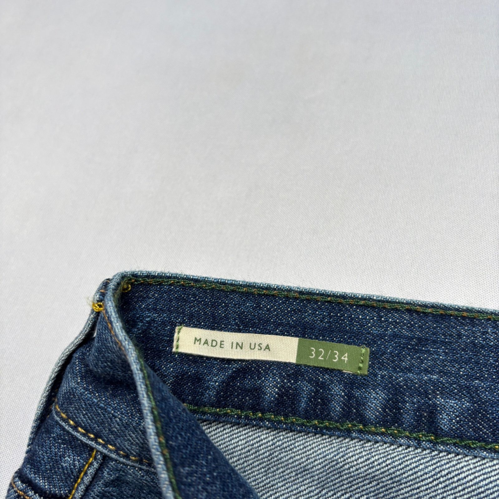 Sid Mashburn $325 Sid Mashburn Japanese Selvedge Deep Indigo Jeans 32x34 Size US 32 / EU 48 - 6 Thumbnail