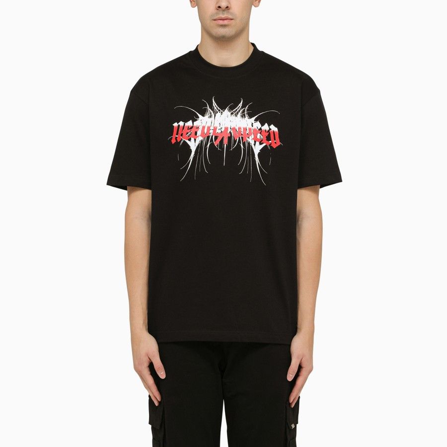 image of 44 Label Group O1D2Blof0124 T-Shirt In Black, Men's (Size Small)