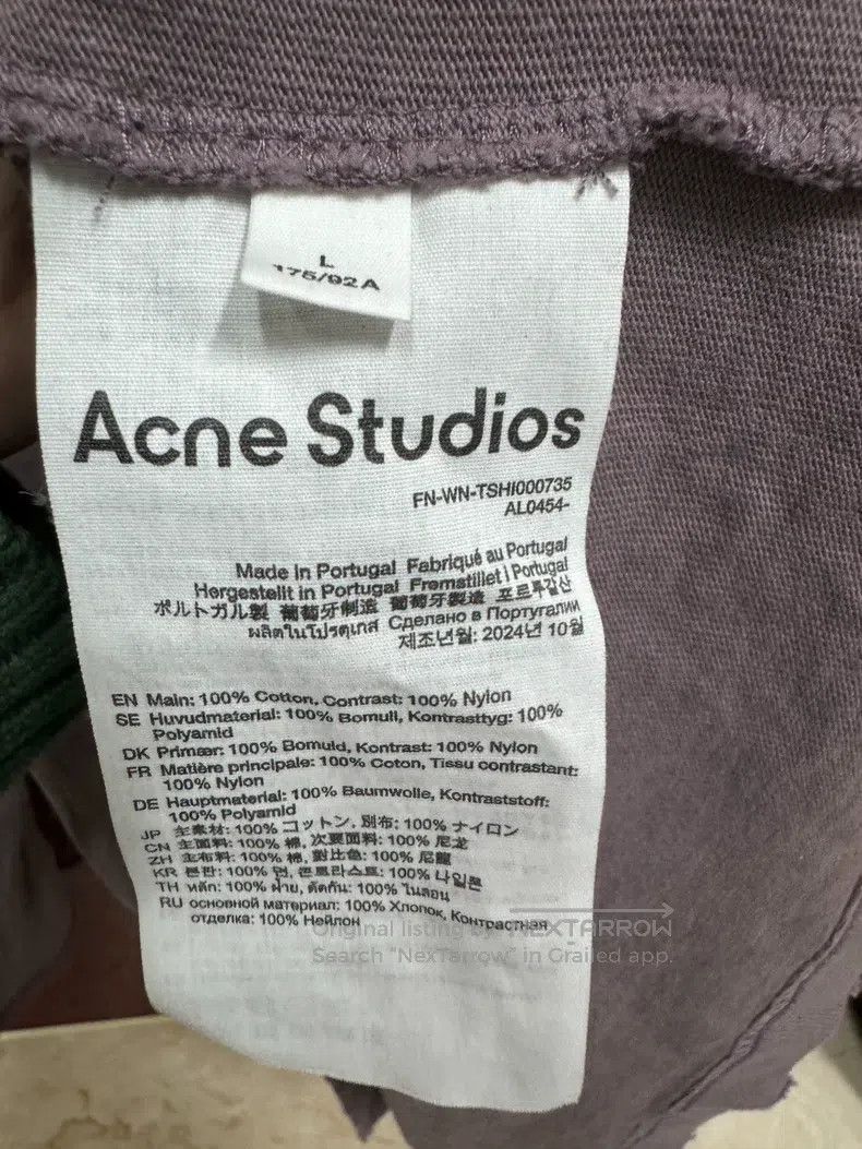 Acne Studios Acne Studios Purple Poodle Fake Two-Piece Long Sleeve Swea Size US L / EU 52-54 / 3 - 4 Thumbnail