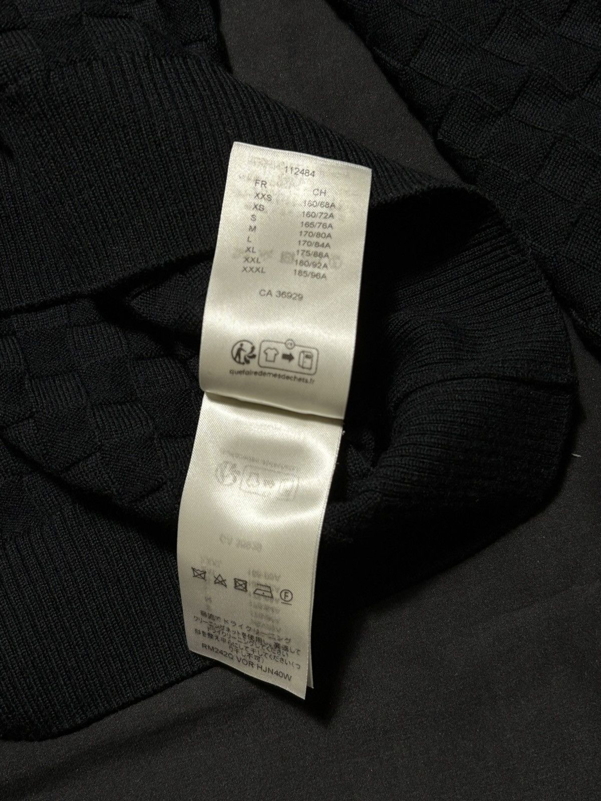 Louis Vuitton Louis Vuitton Black Wool Crewneck - Size M Size US M / EU 48-50 / 2 - 5 Thumbnail