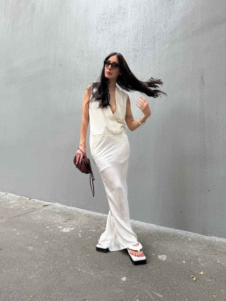 Haider Ackermann Haider Ackermann Maxi V-line Dress Size S / US 4 / IT 40 - 9 Thumbnail