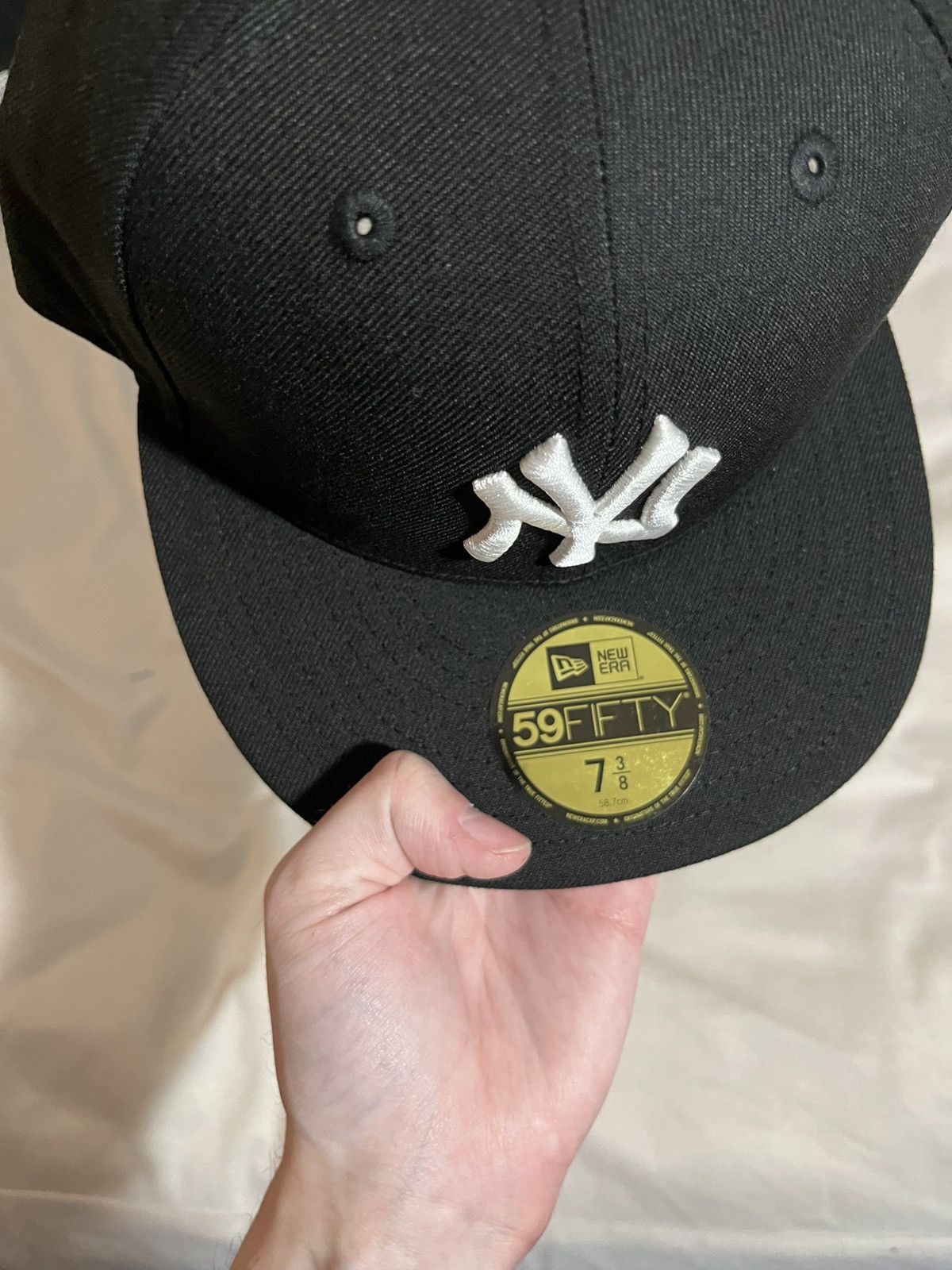 New York Yankees Ny yankees fitted hat 59fifty size 7 3/8 Size ONE SIZE - 2 Thumbnail