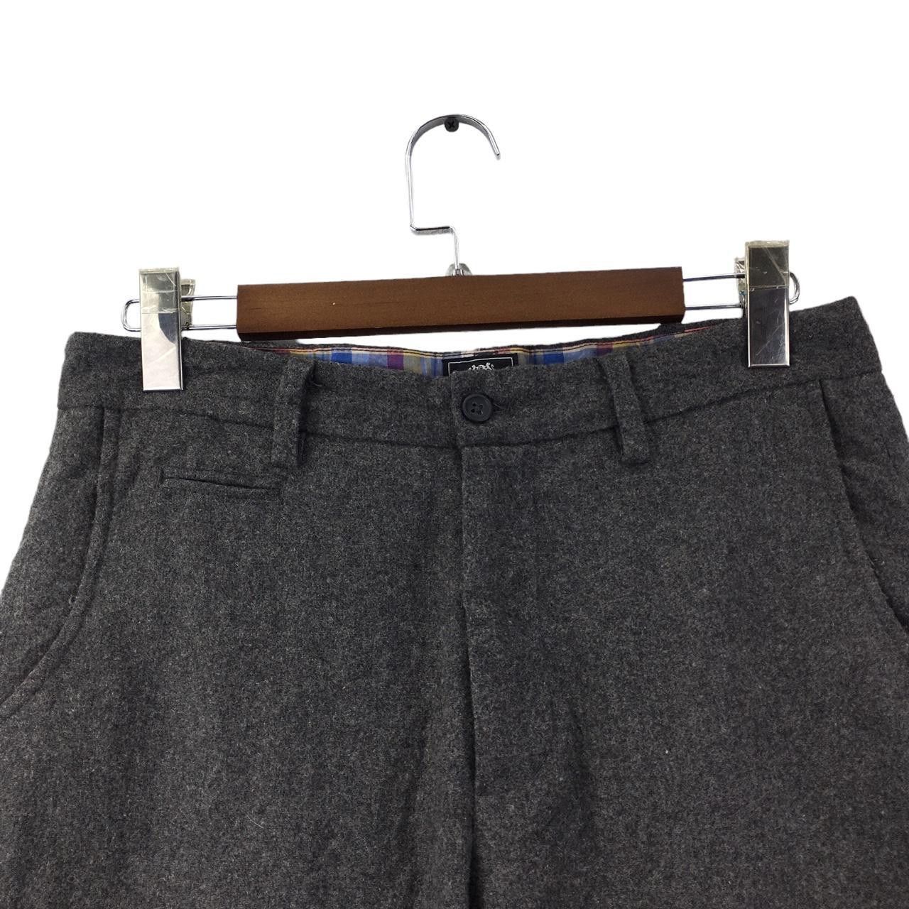 Beams Japan Vtg BEAMS JAPAN HEART Plus Minimalist Gray Pant Trouser Size US 32 / EU 48 - 2 Thumbnail