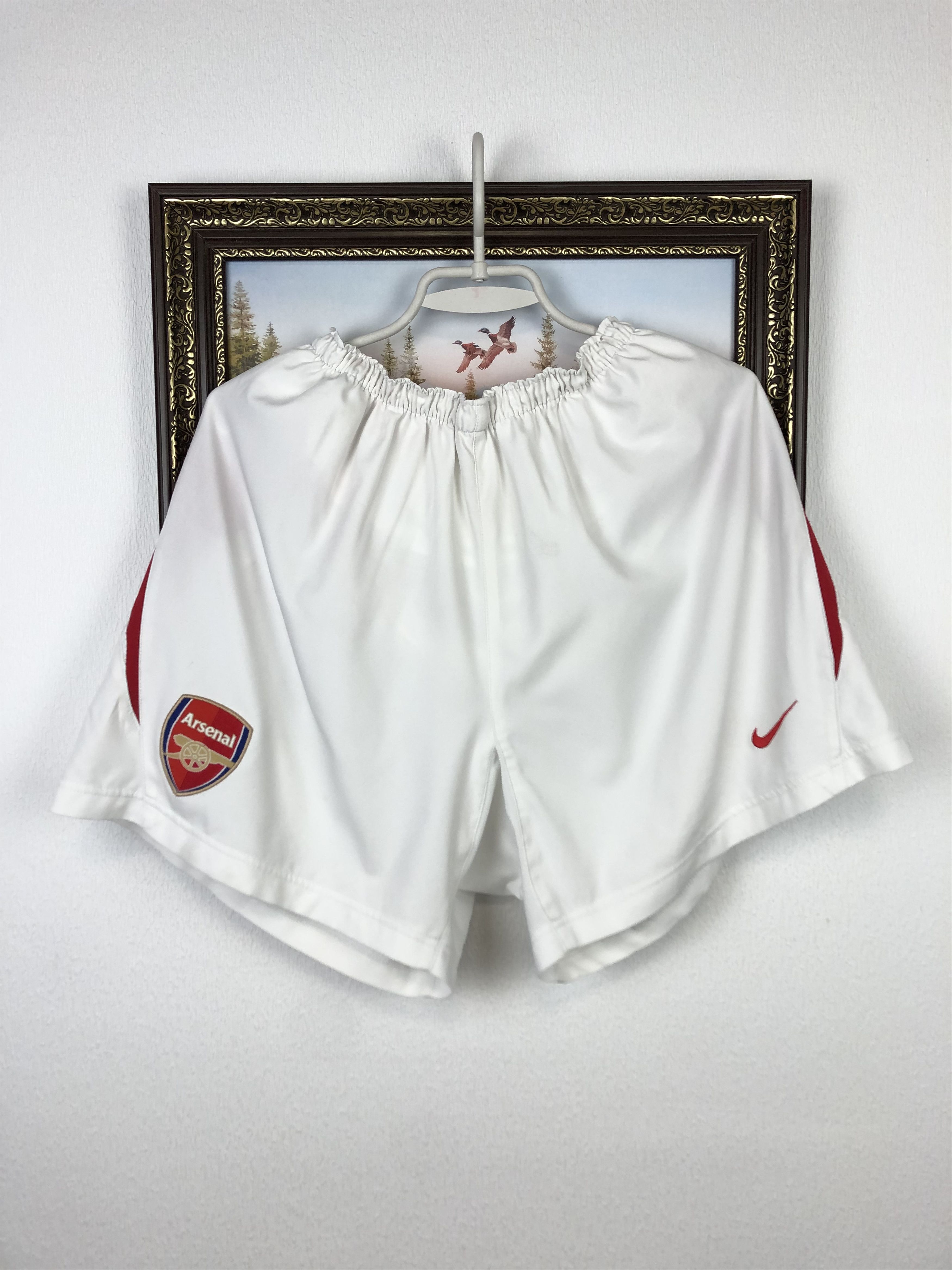 Nike Vintage Nike Arsenal Football Shorts Soccer Gunners L Size US 34 / EU 50 - 1 Thumbnail