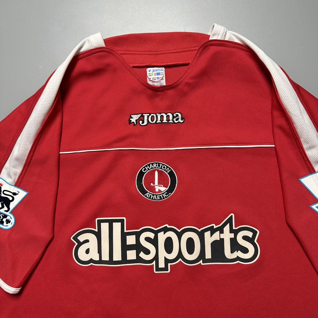 Joma CHARLTON JOMA 2002/2003 FOOTBALL HOME JERSEY #10 LISBIE Size US XXL / EU 58 / 5 - 4 Thumbnail