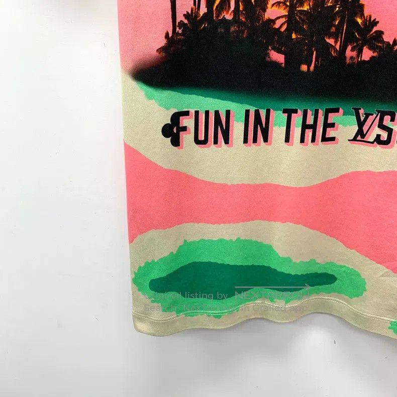 Louis Vuitton Louis Vuitton 22 colored palm tree printed cotton crew nec Size US S / EU 44-46 / 1 - 4 Thumbnail