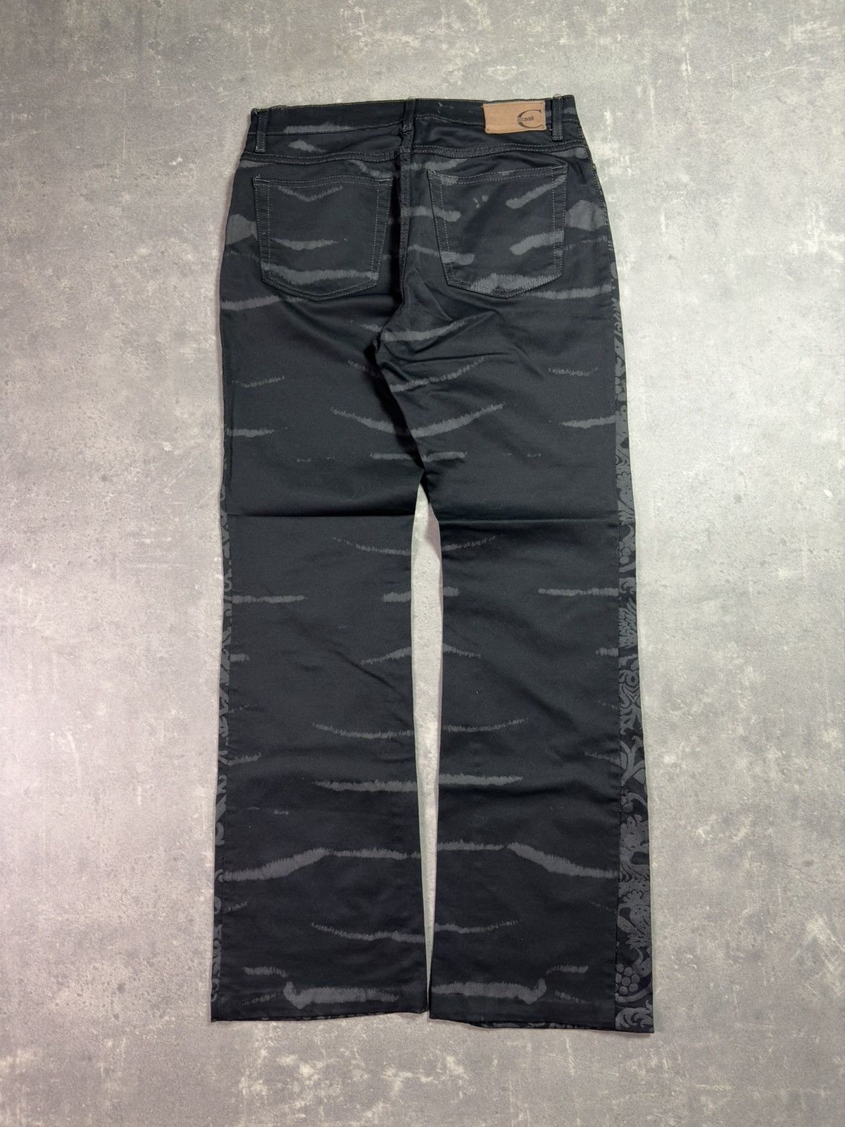 Just Cavalli 00s Just Cavalli Baroque Animal Flared Denim Jeans 30 Rare Size US 30 / EU 46 - 2 Thumbnail