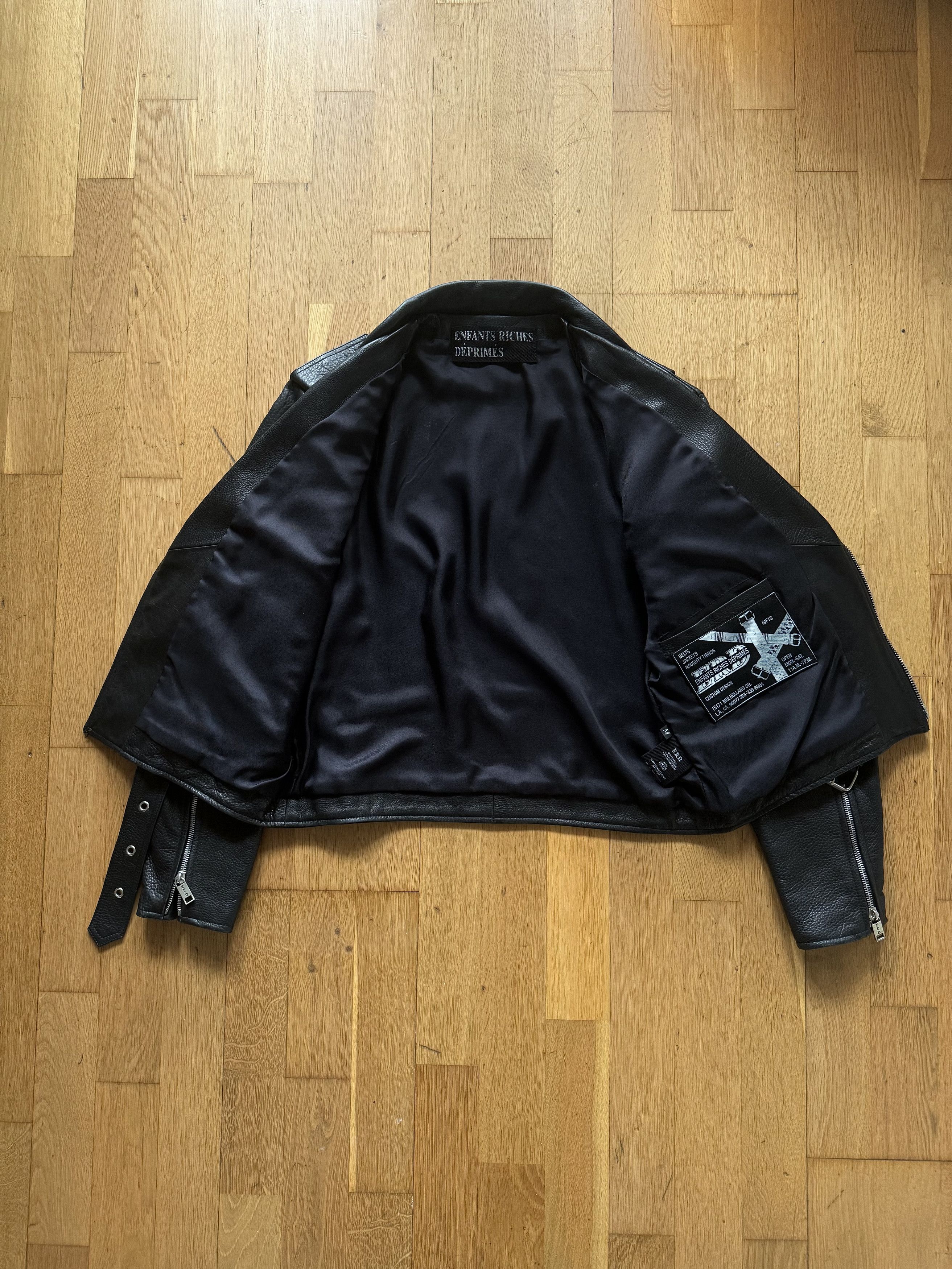 Enfants Riches Deprimes SS18 Christie's New York Sales Tax Leather Jacket Size US M / EU 48-50 / 2 - 11 Thumbnail