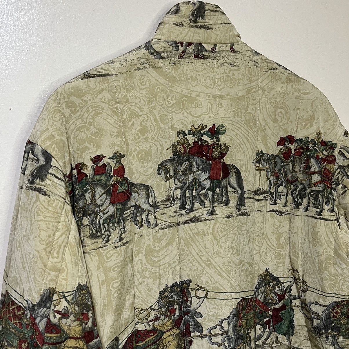 Burberry Vintage Burberrys Classic Horseman Design Silk Jacket Size US L / EU 52-54 / 3 - 17 Thumbnail