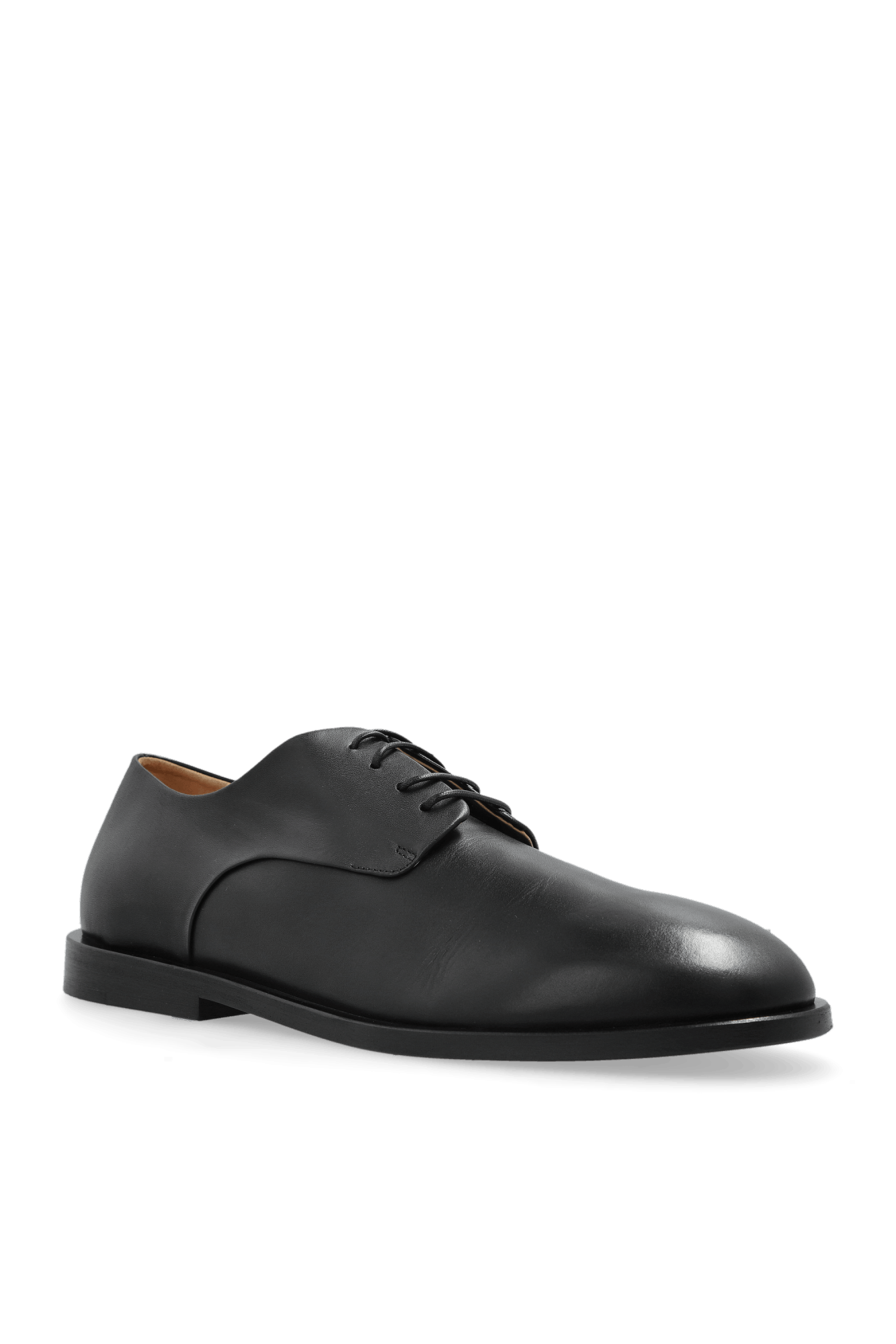 Marsell o1s22i1n1025 Leather Derby Shoes in Black Size US 12 / EU 45 - 4 Thumbnail