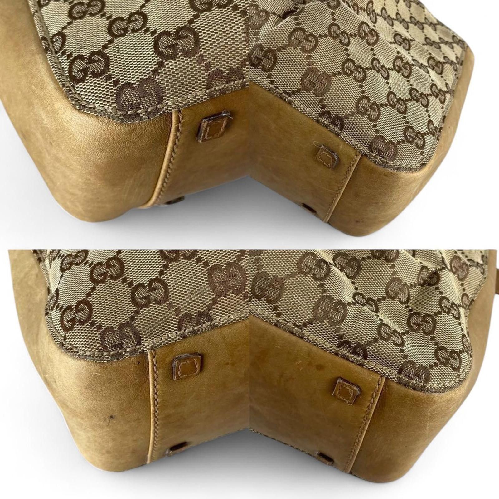 Gucci Gucci - Beige Monogram Canvas Tote Handbag Size ONE SIZE - 5 Thumbnail
