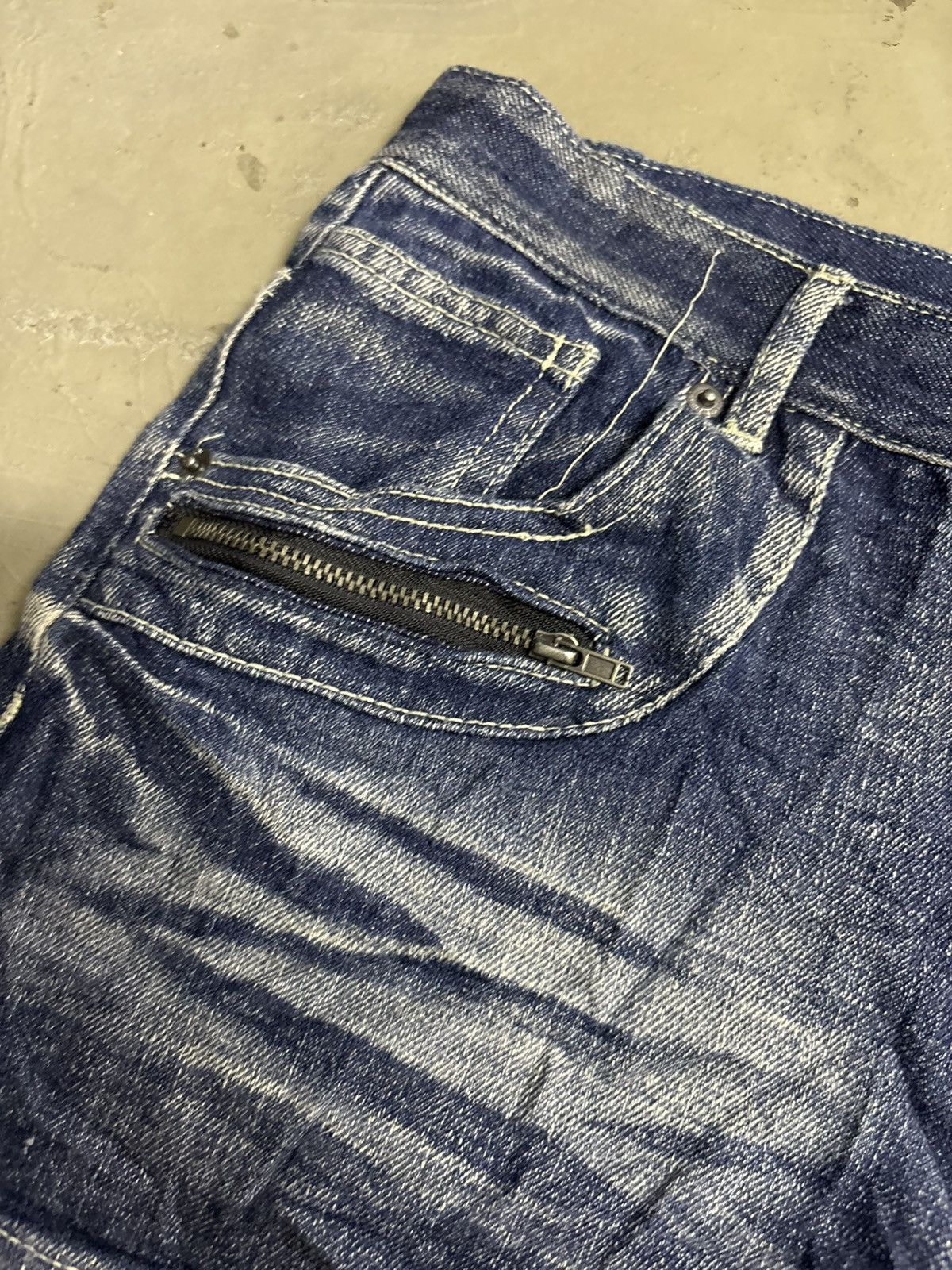 If Six Was Nine RNA H Naoto Acid Wash Japanese brand Denim shorts Size 30" / US 8 / IT 44 - 5 Thumbnail