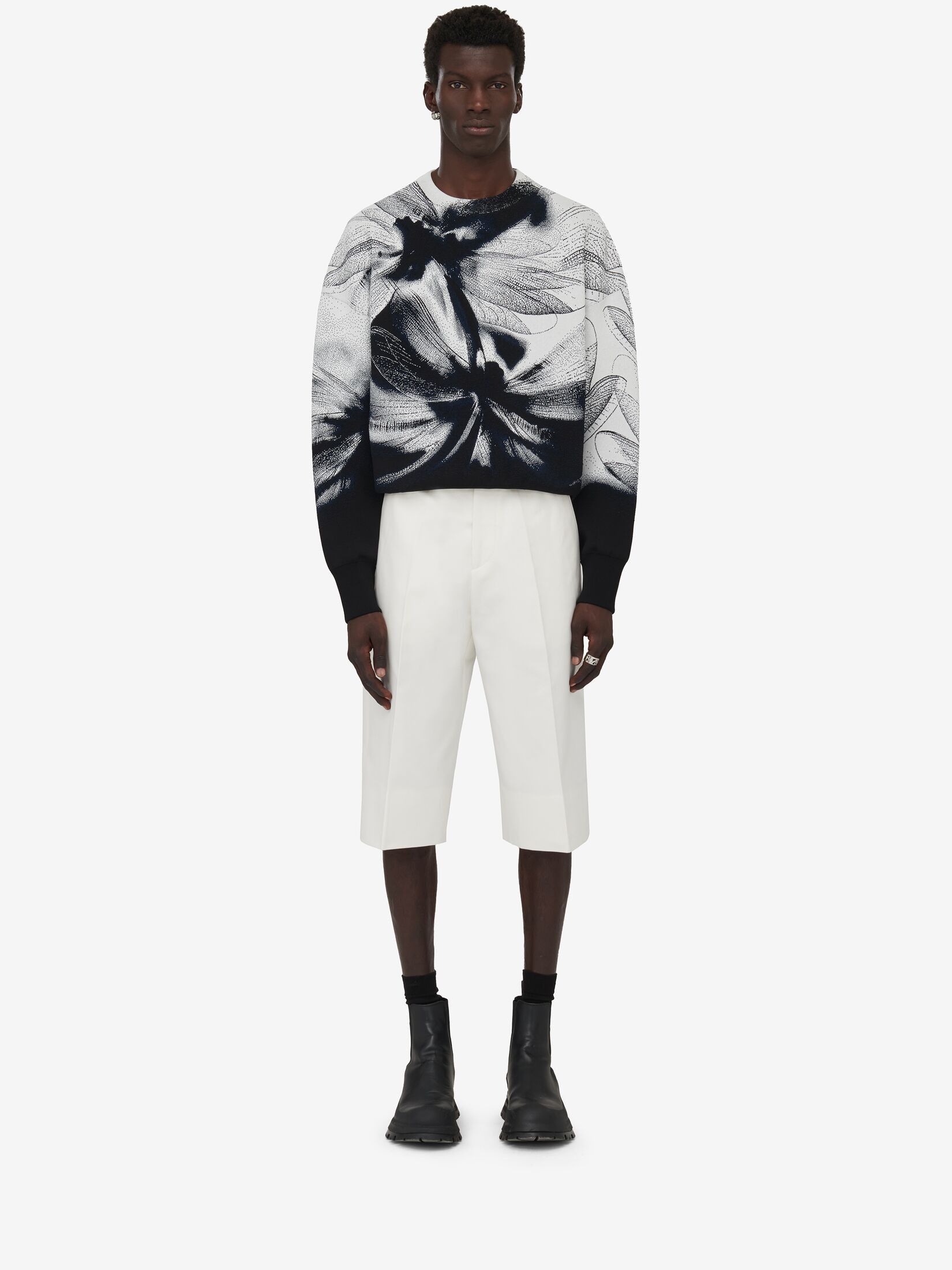 Alexander McQueen o1w1db10725 Dragonfly Jumper in Multicolor Size US XS / EU 42 / 0 - 2 Thumbnail