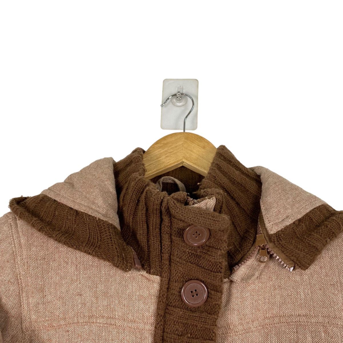 Japanese Brand × Woolrich Woolen Mills Vintage Woolrich Plaid Button Varsity Hoodie Size M Size US M / EU 48-50 / 2 - 8 Thumbnail