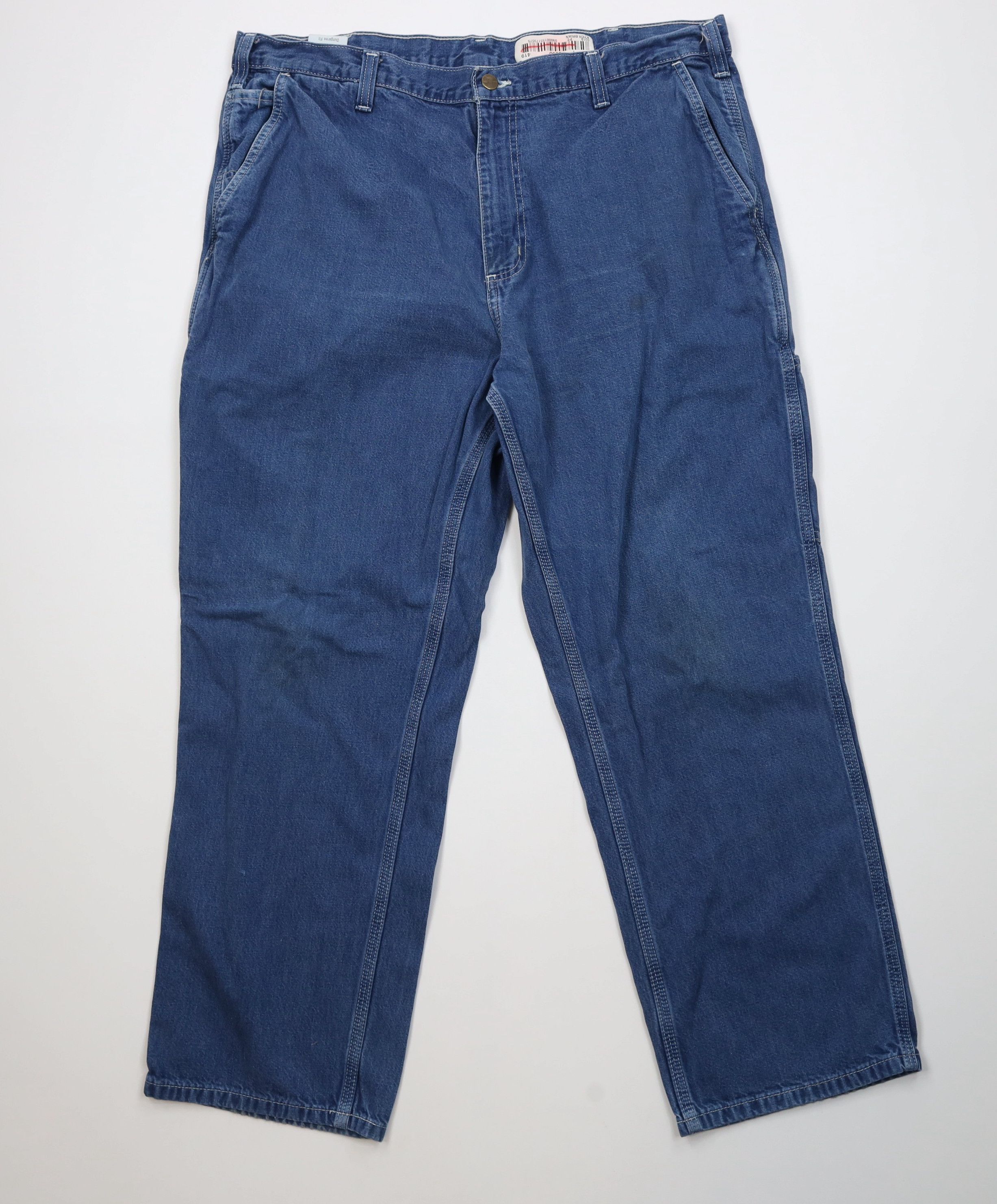 Carhartt Vintage Y2K Carhartt Wide Leg Dungaree Denim Jeans Blue Size US 40 / EU 56 - 1 Thumbnail