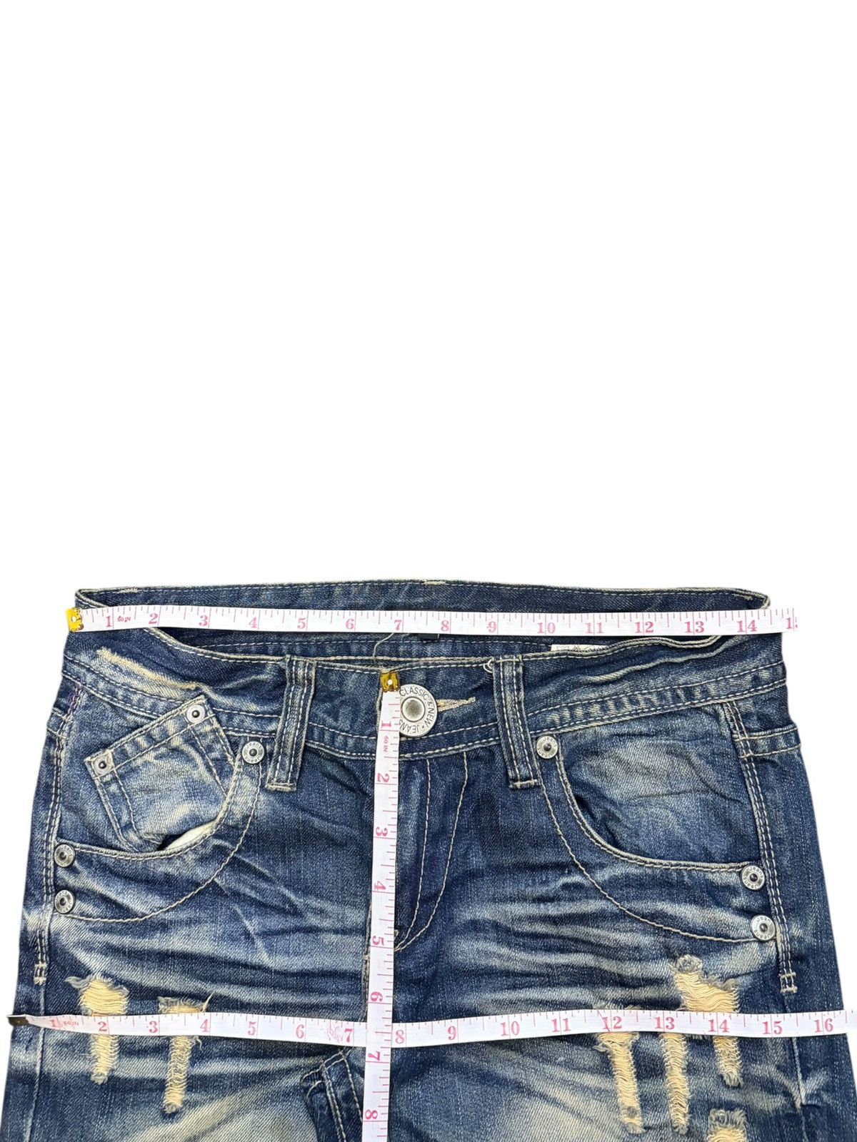 Ksubi Vintage Japanese Brand Rusty Mud Wash Distressed Jeans Size 29" - 6 Thumbnail