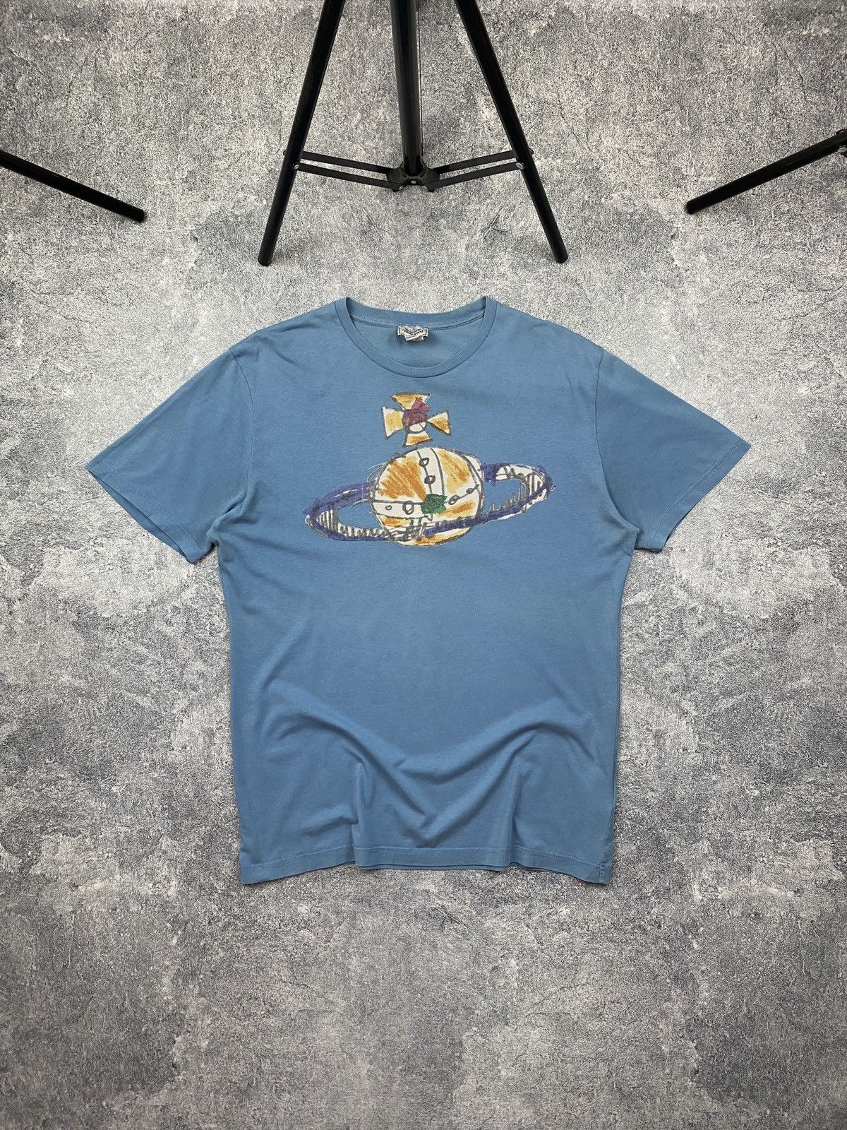 Designer × Vintage × Vivienne Westwood Vivienne Westwood Tshirt Big Logo❗️ Size US L / EU 52-54 / 3 - 1 Thumbnail