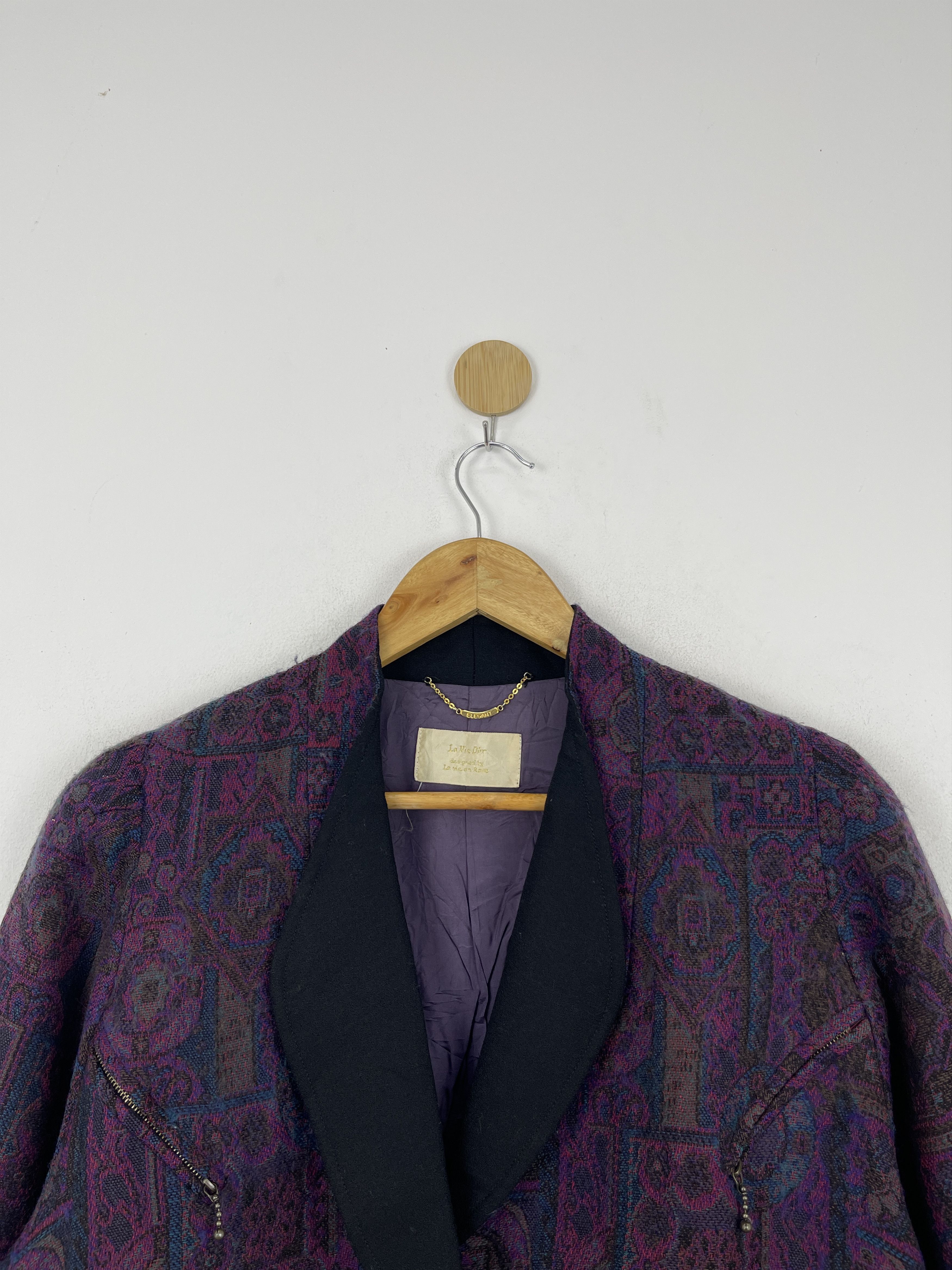 Japanese Brand Vintage French Designer Wool Knitwear JA0099 Size US L / EU 52-54 / 3 - 3 Thumbnail