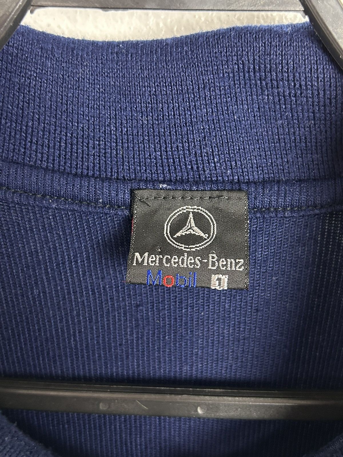 Mercedes-Benz 90s Vintage Mercedes Benz West Mobil Formula Polo Shirt Size US L / EU 52-54 / 3 - 8 Thumbnail