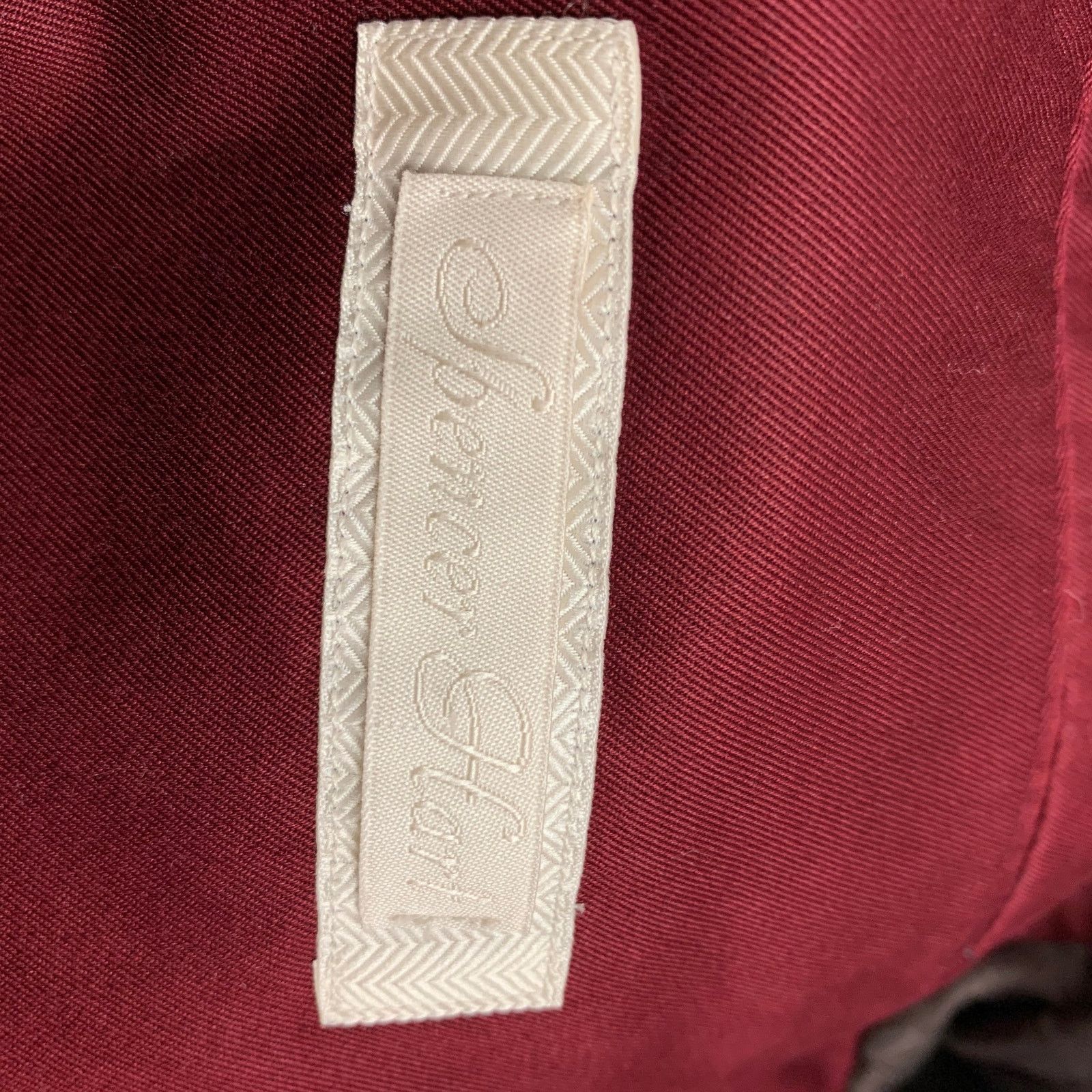 Other SPENCER HART Size 38 Burgundy Cotton Notch Lapel Sport Coat Size 38R - 6 Thumbnail