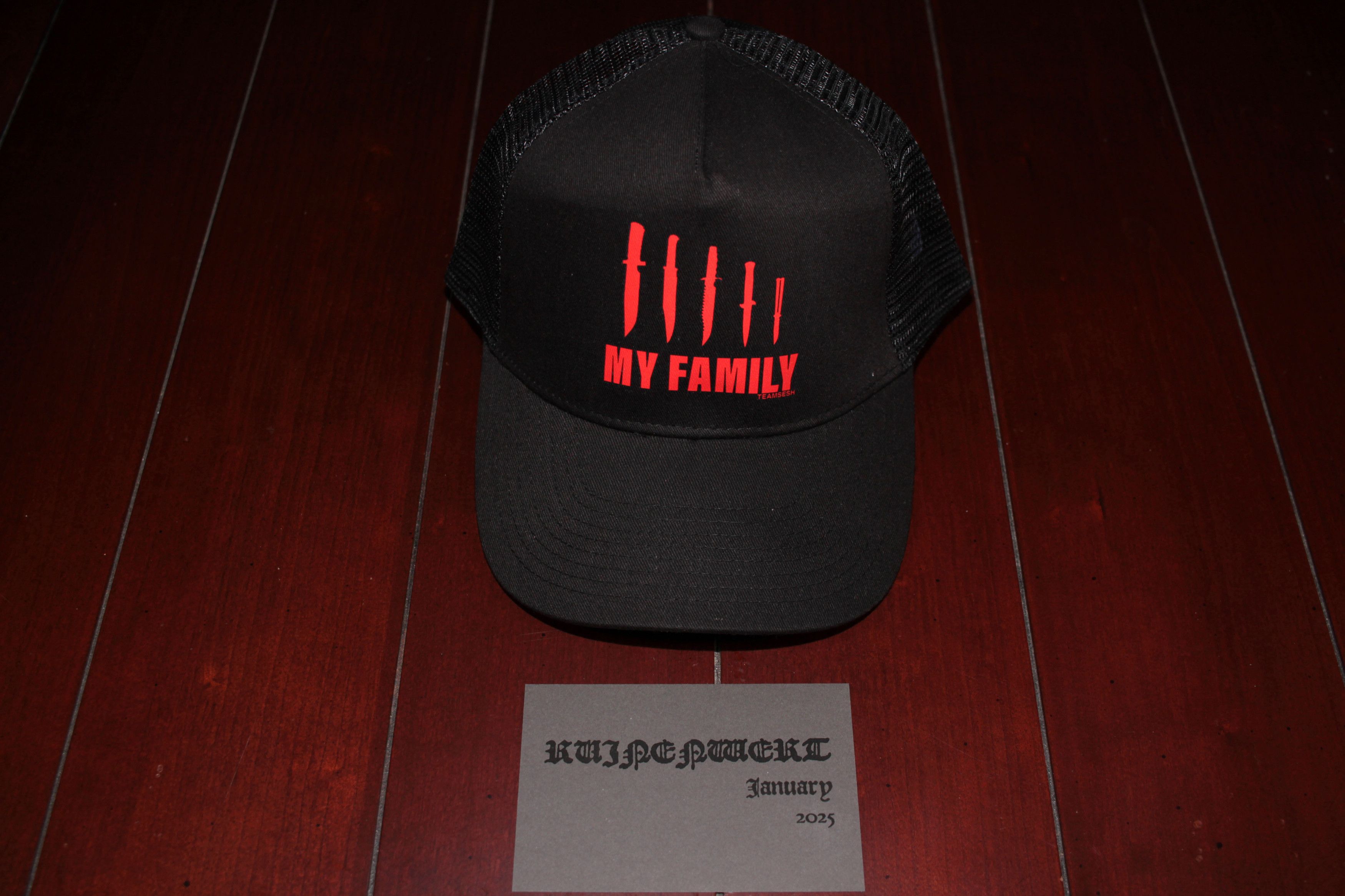 Bones × TeamSESH TeamSESH 'My Family' Embroidered Trucker Hat Size ONE SIZE - 9 Thumbnail