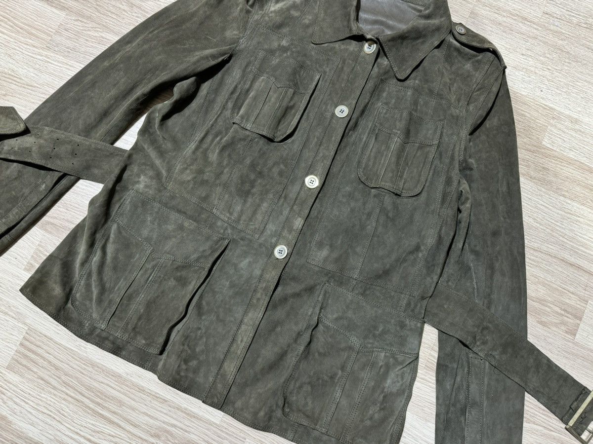 Designer × Leather Sylvie Schimmel suede leather jacket 44 Size M / US 6-8 / IT 42-44 - 8 Thumbnail