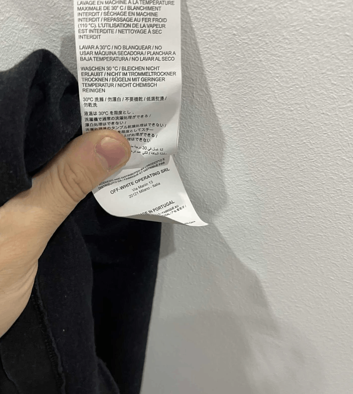 Off-White Off White „Business Casual” Logo Bernini Size US S / EU 44-46 / 1 - 9 Thumbnail