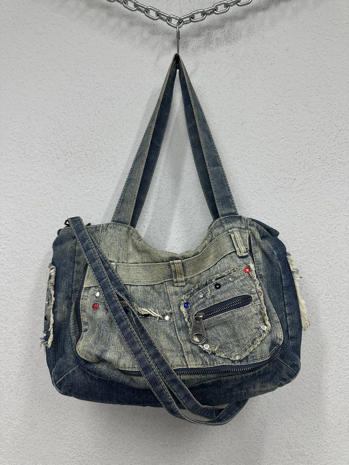 Diesel Vintage Diesel Denim Distressed Style Ifsixwasnine Y2k Dolce Size ONE SIZE - 5 Thumbnail