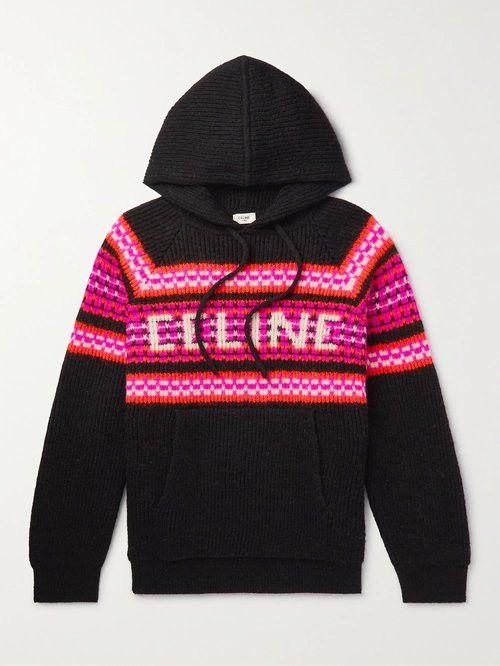 Celine o1bcso1str0124 2AC23579S.24BK Hoodie in Black/Pink Size US XS / EU 42 / 0 - 1 Preview