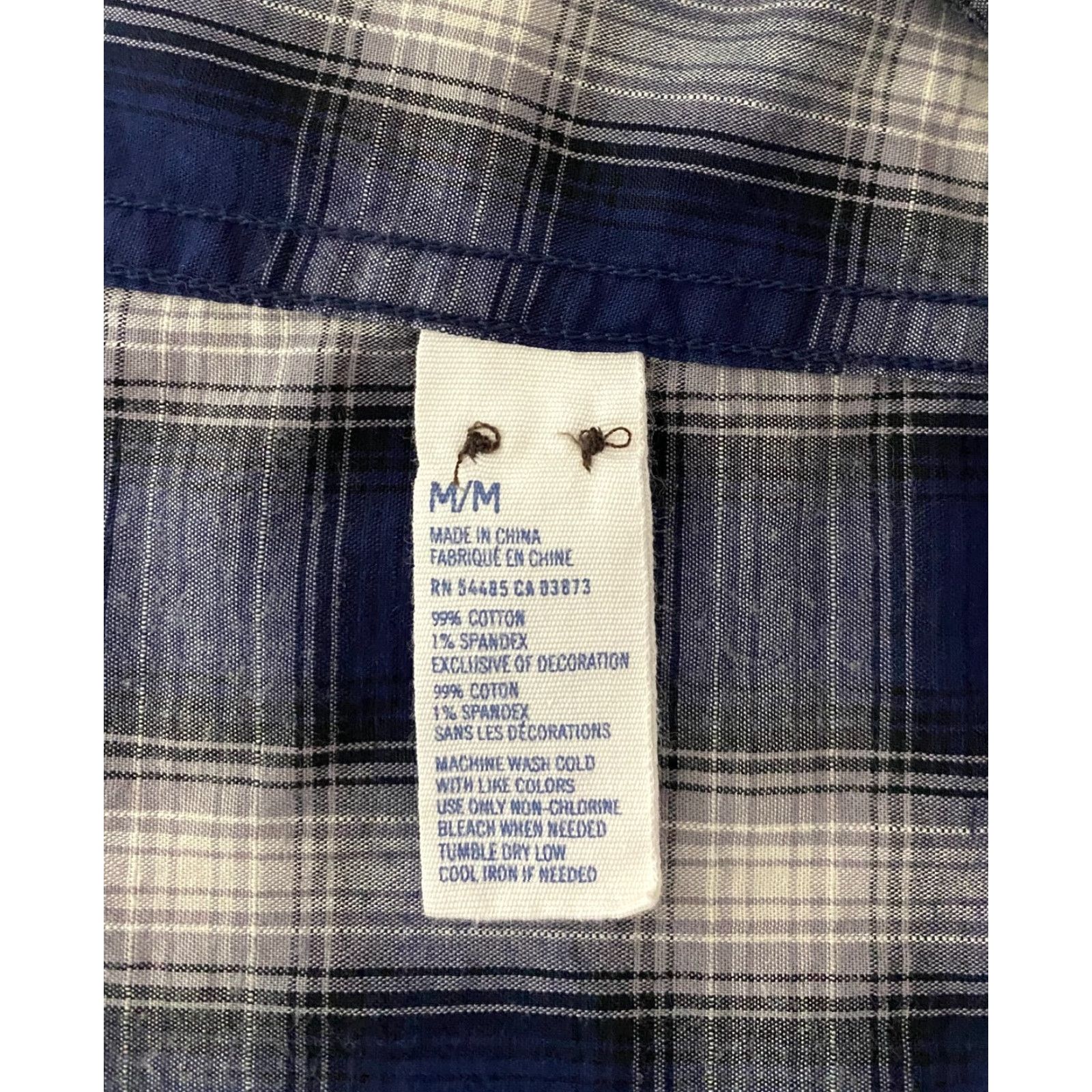 American Eagle Outfitters VINTAGE American Eagle Shirt Mens M Blue Plaid Pearl Snap Casual Western Cowboy Size US M / EU 48-50 / 2 - 3 Thumbnail