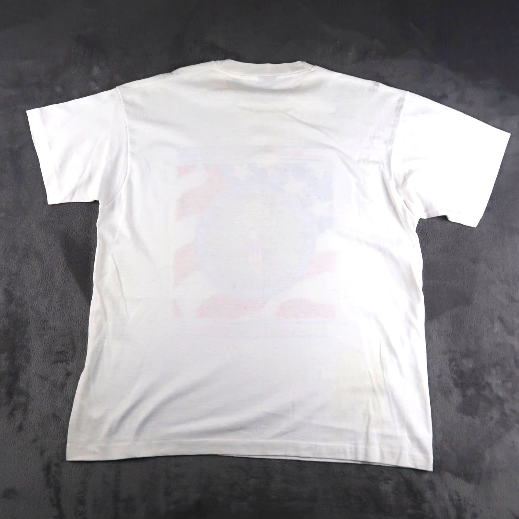 Vintage VINTAGE 90s President Inauguration T Shirt Mens XL White USA Bill Clinton 1993 Logo Graphic Print Short Sleeve Crew Neck Cotton Blend Regular T-Shirt Size US XL / EU 56 / 4 - 2 Thumbnail