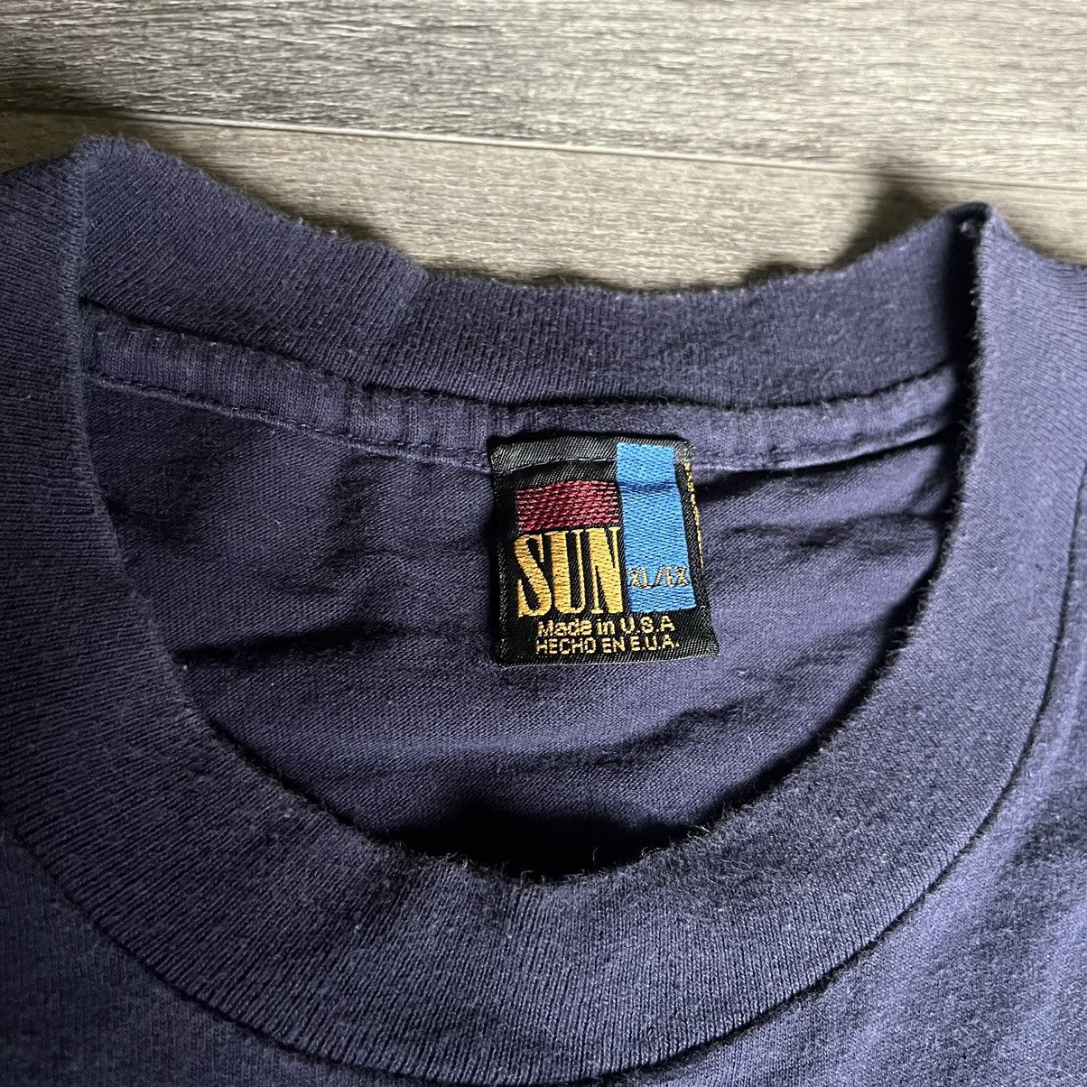 Vintage Vintage 90s Sun Sportswear America Stretch Big Logo T Shirt Size US XL / EU 56 / 4 - 4 Thumbnail