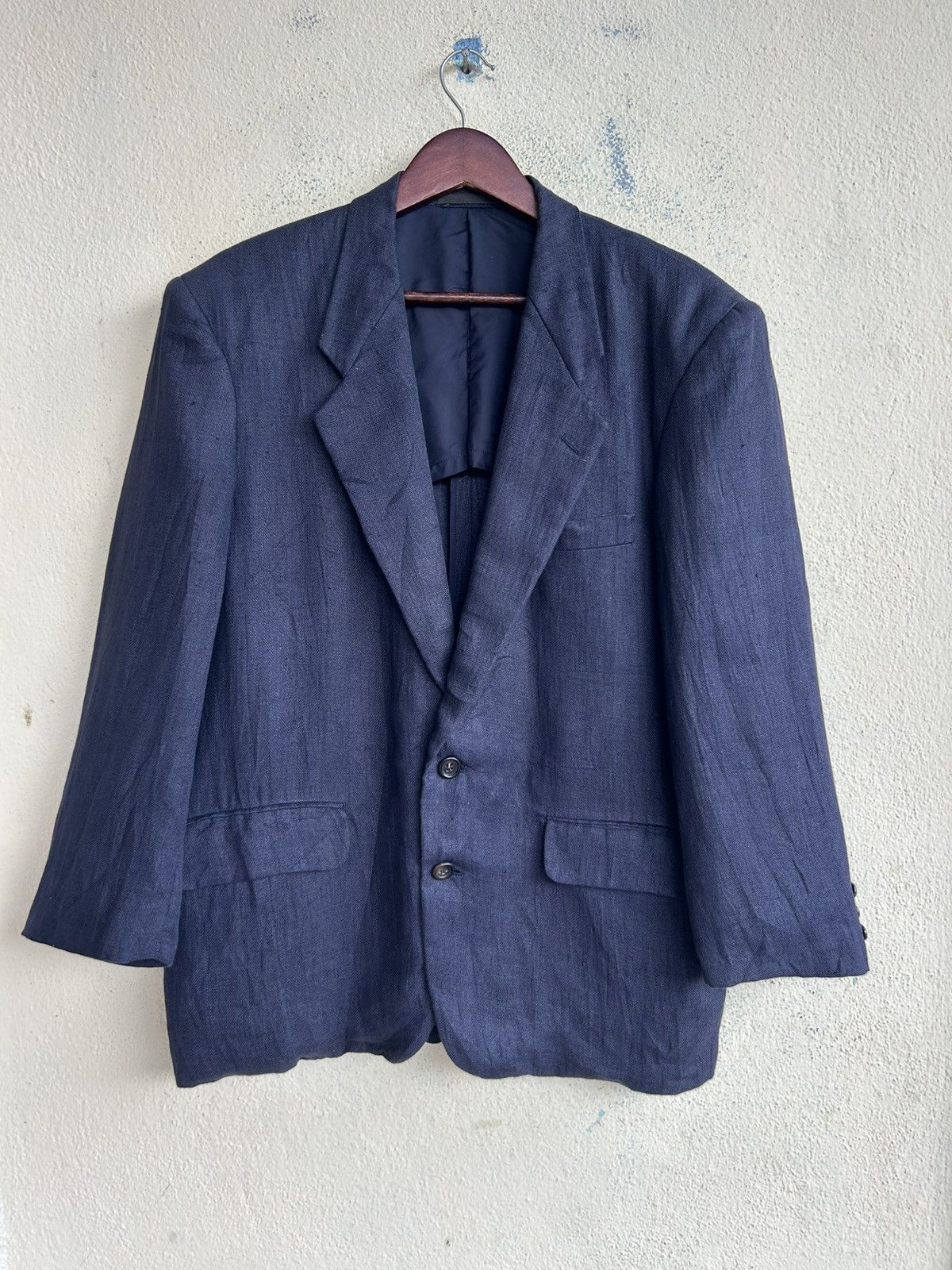 Comme des Garcons Comme des Garcons Homme Linen Blazer Size US S / EU 44-46 / 1 - 1 Thumbnail