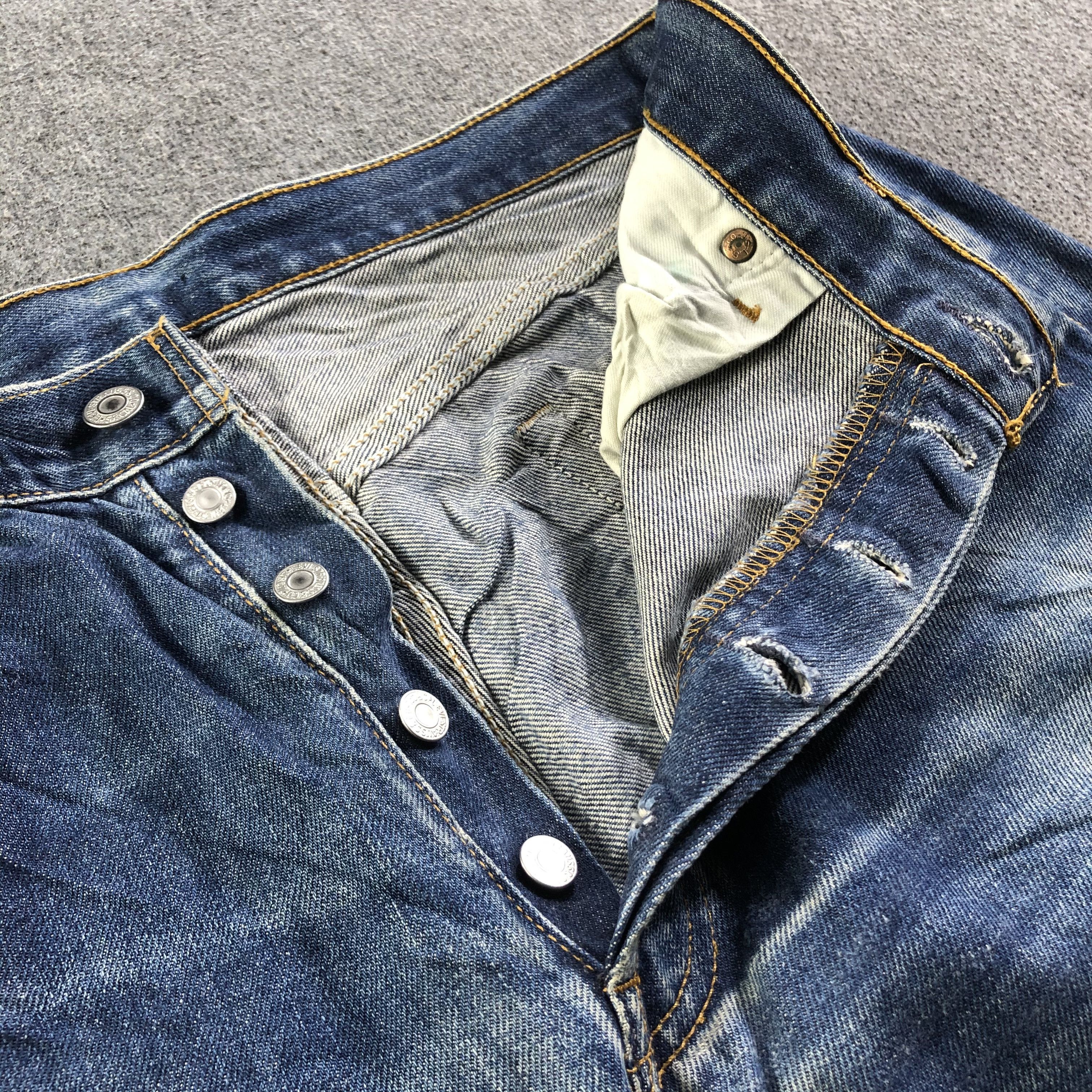 Levi's Vintage Blue Wash Levis 501 Jeans-J3564 Size US 34 / EU 50 - 9 Thumbnail
