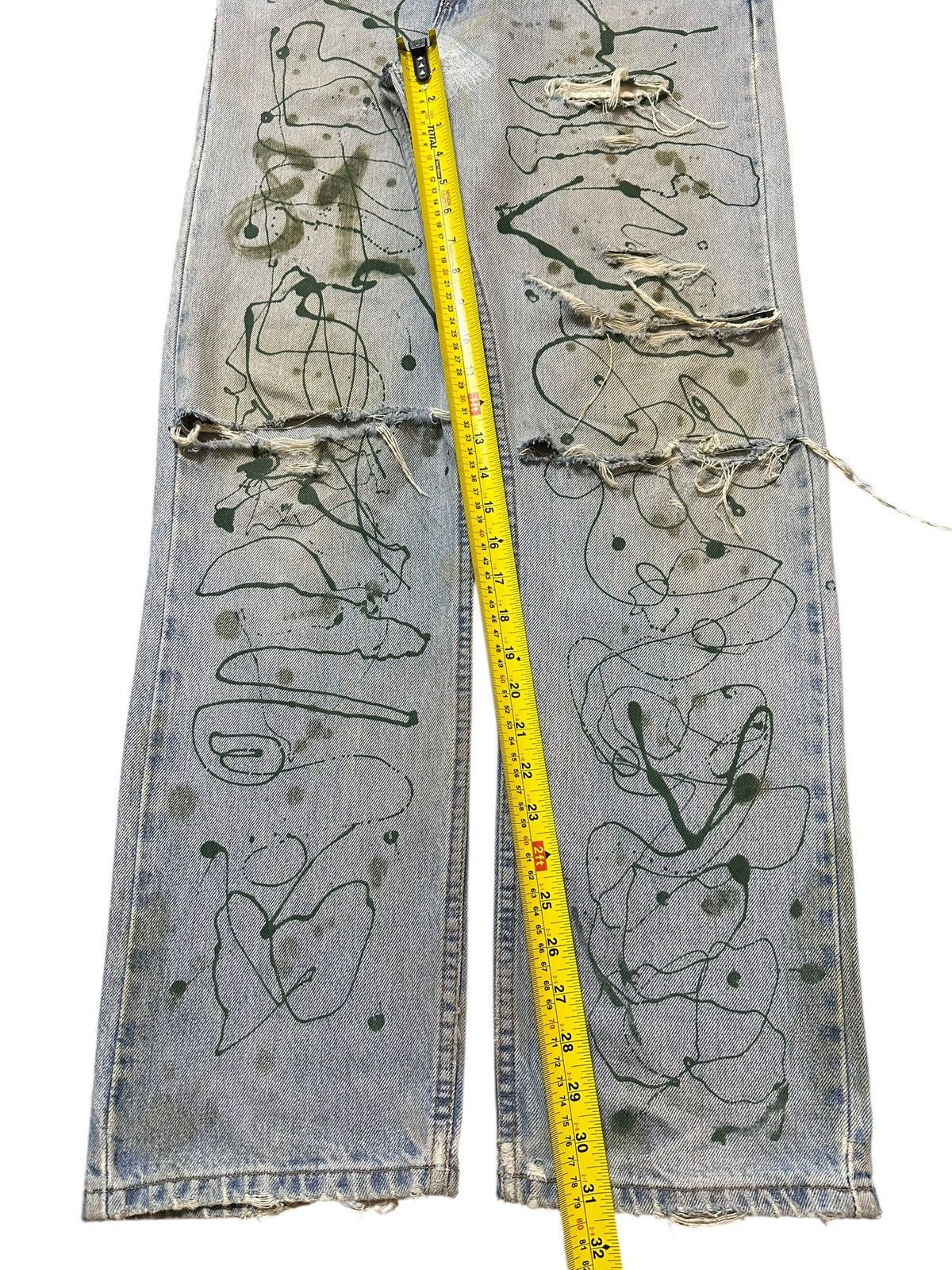 Levi's Vintage 80s Usa Levis 505 Paint Splatter Distressed Jeans Size US 32 / EU 48 - 14 Thumbnail