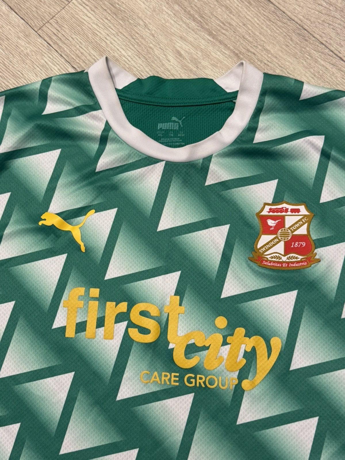 Puma 🔷Puma Swindon Town 2022/23 Soccer jersey🔷 Size US XXL / EU 58 / 5 - 4 Thumbnail