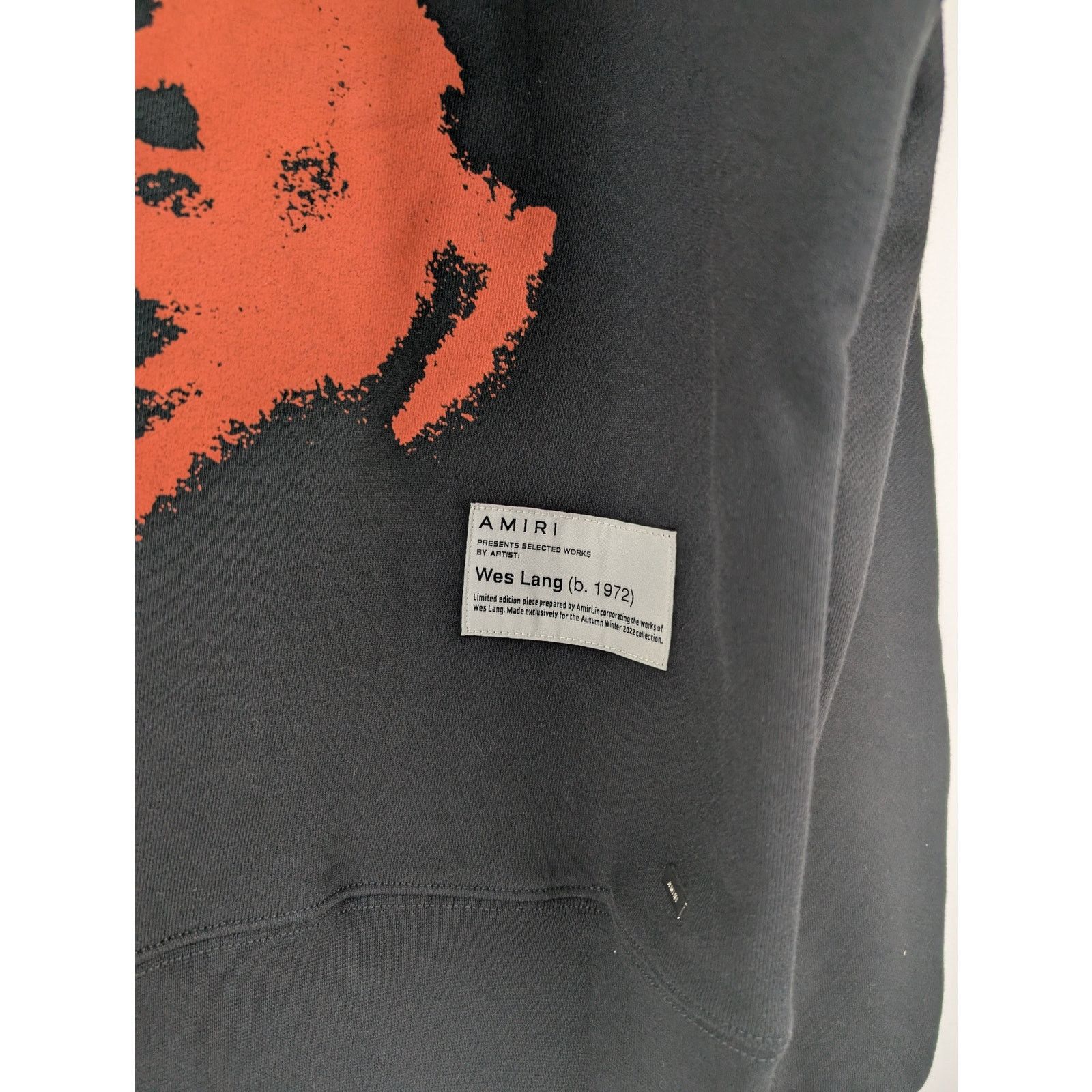 Amiri o1rshd1 Wes Lang Solar Kings Hoodie in Black Size US S / EU 44-46 / 1 - 16 Thumbnail
