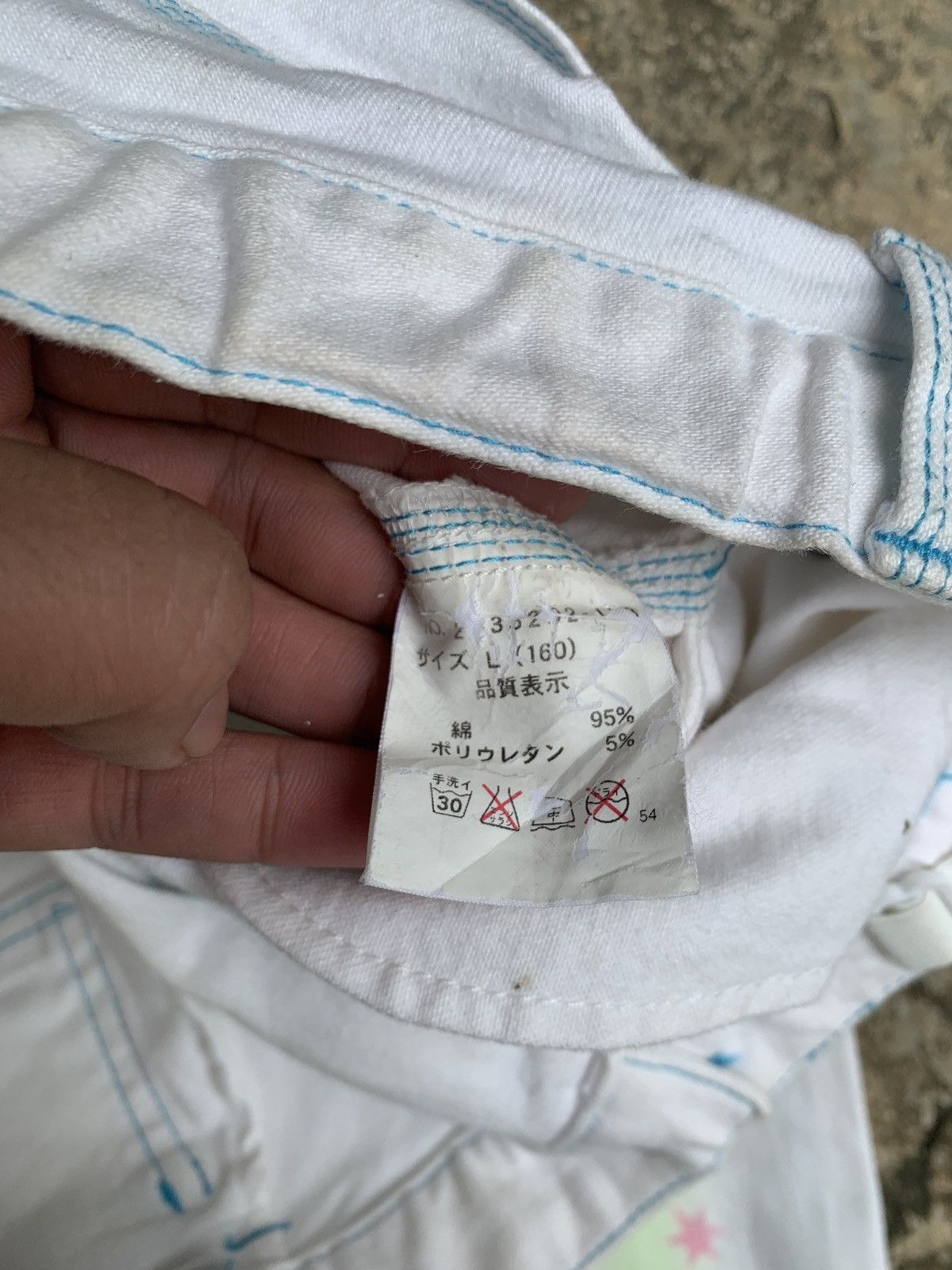 Angel Blue × Hysteric Glamour × Japanese Brand 2000s Daisy Lovers Japan Rainbow Fruits Capri Pants Size 25" / US 0 / IT 36 - 10 Thumbnail