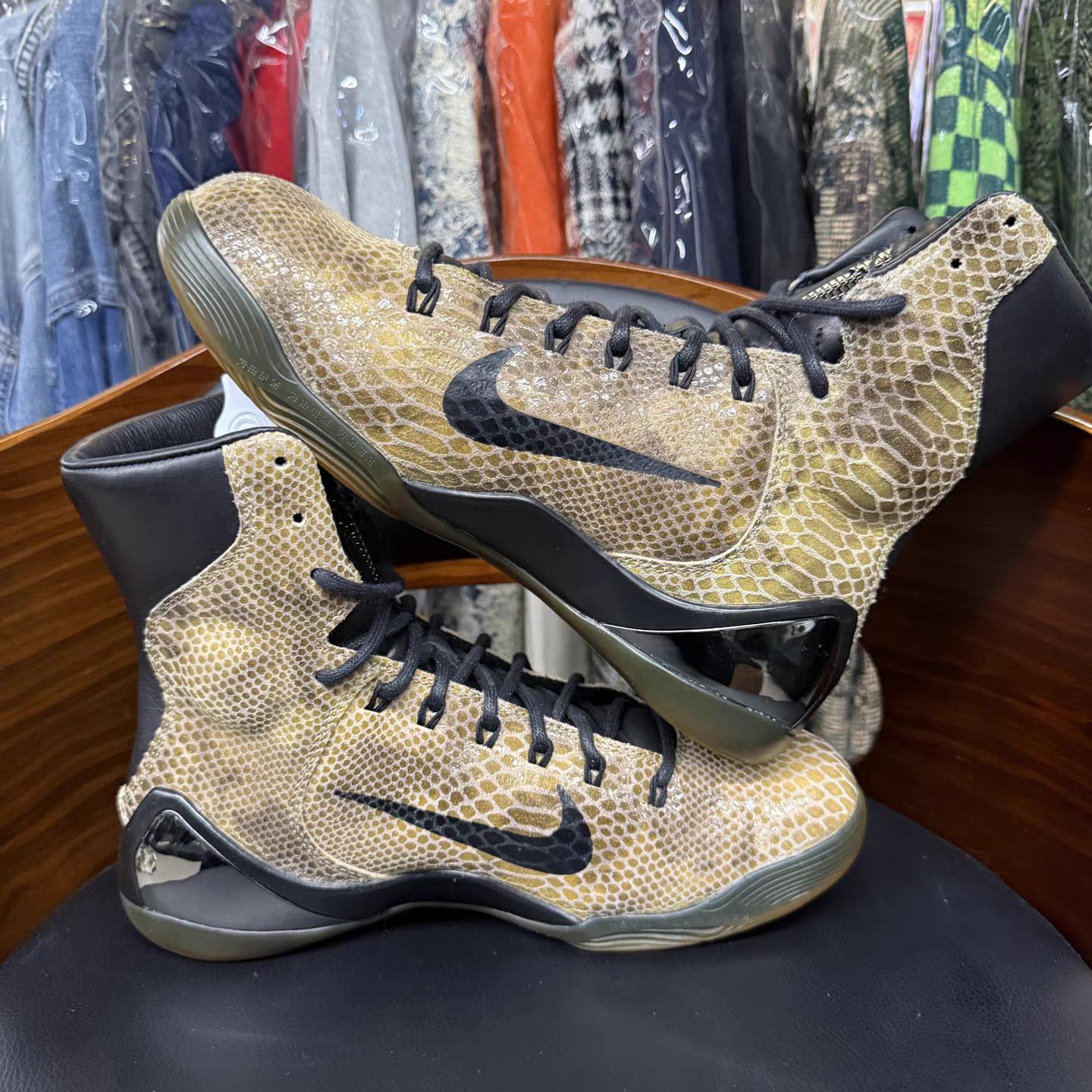Nike Nike Kobe 9 Snakeskin Brown Basketball Shoes K15 Size US 8 / EU 41 - 7 Thumbnail