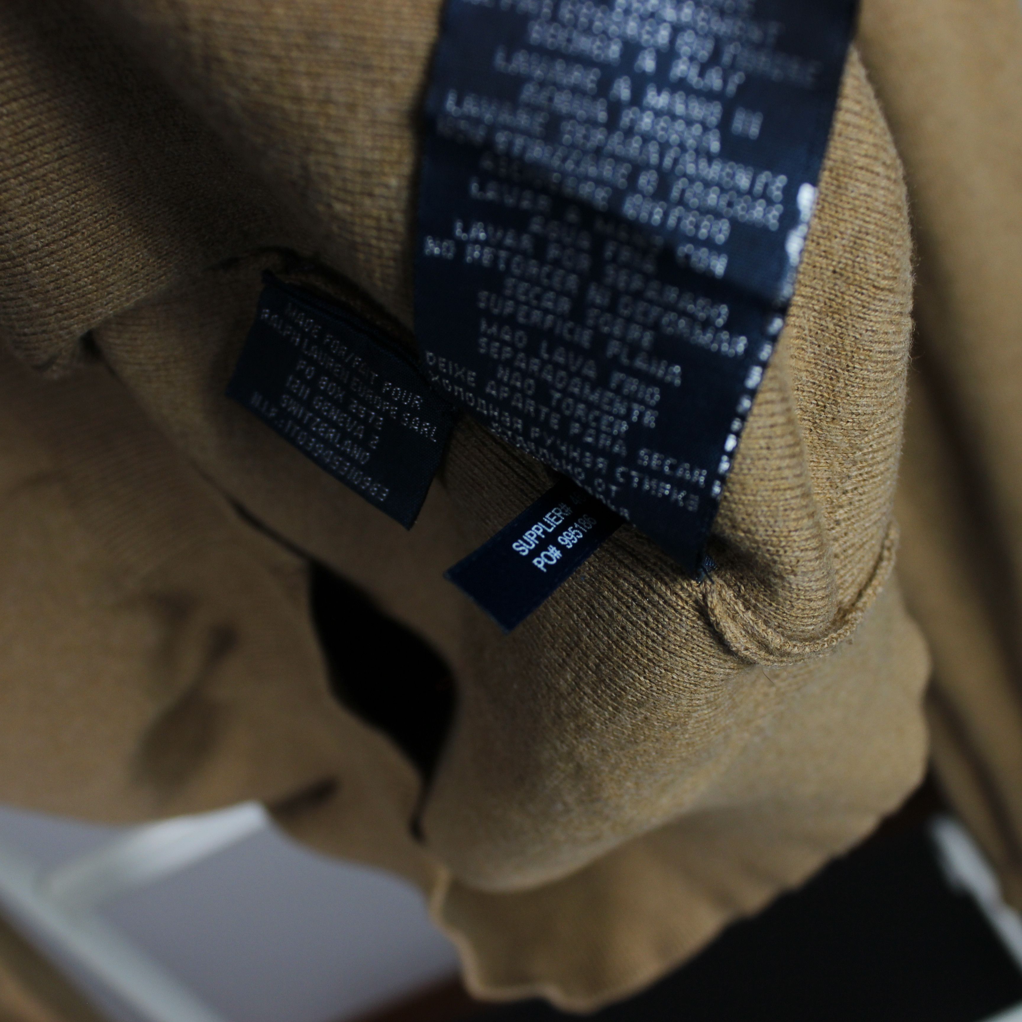Polo Ralph Lauren Polo Ralph Lauren sweater men beige M cotton Size US M / EU 48-50 / 2 - 6 Thumbnail