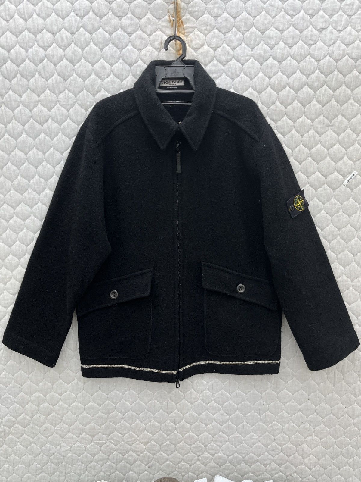 Stone Island 🔥🔥🔥STEALS STONE ISLAND AW2003 WOOL JACKET Size US L / EU 52-54 / 3 - 5 Thumbnail