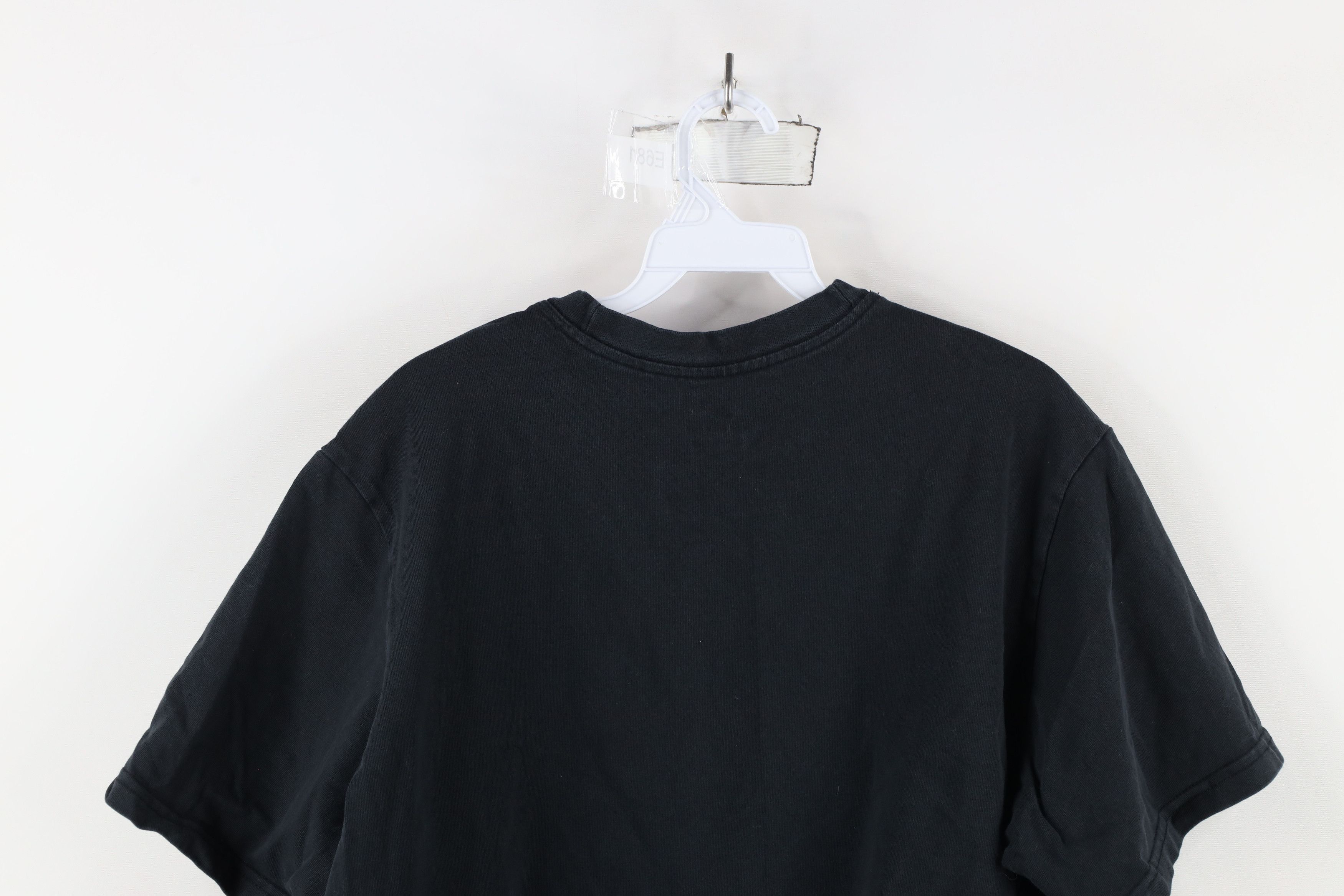 Nike × Vintage Y2K Nike Scott Center Swoosh Cropped Loose Fit T-Shirt Black Size L / US 10 / IT 46 - 10 Thumbnail