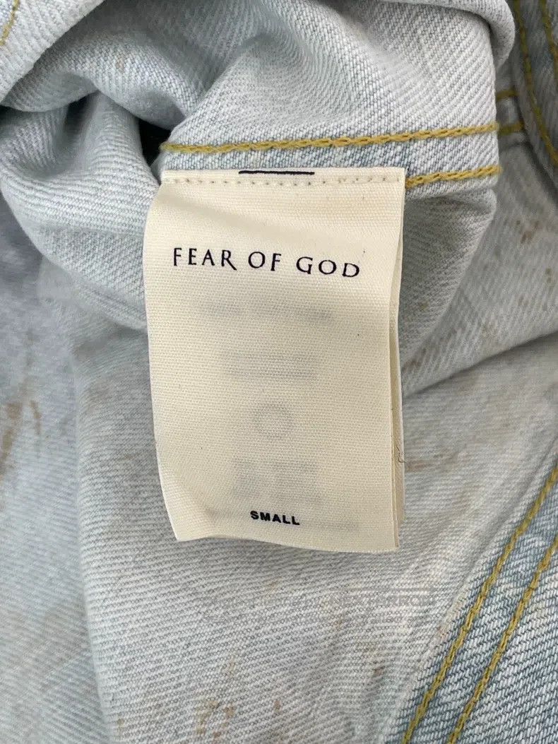 Fear of God Fear of God Splashed denim jacket Size US S / EU 44-46 / 1 - 4 Thumbnail