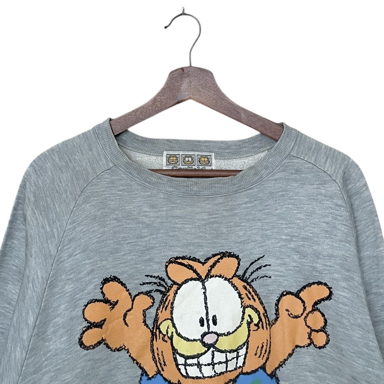 Vintage Vintage Cartoon Garfield Sweatshirt 1990s Size US M / EU 48-50 / 2 - 3 Thumbnail