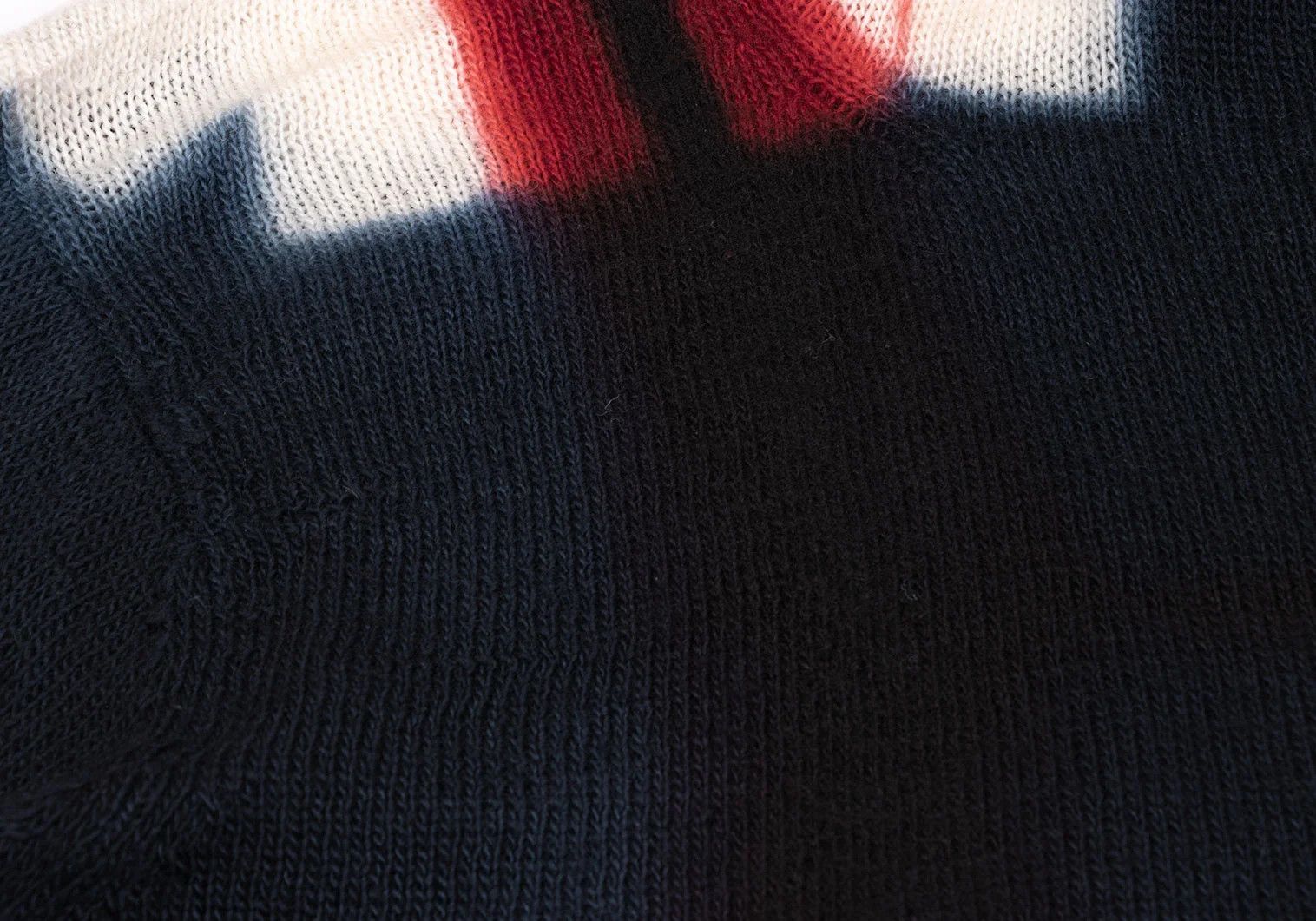 Yohji Yamamoto Yohji Yamamoto Wool Dyed Check Knit Navy Red Size US M / EU 48-50 / 2 - 4 Thumbnail