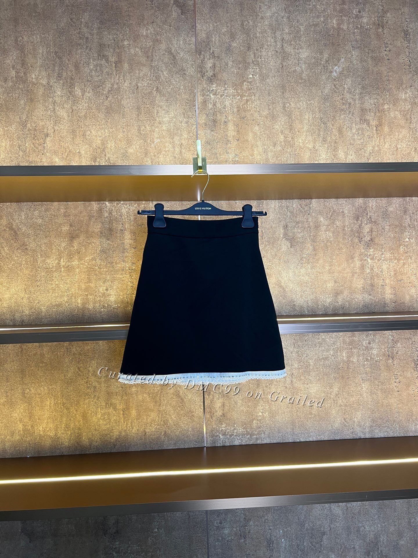 Miu Miu Miu Miu Lace Wool Skirt Size 38" / US 16 / IT 52 - 1 Thumbnail