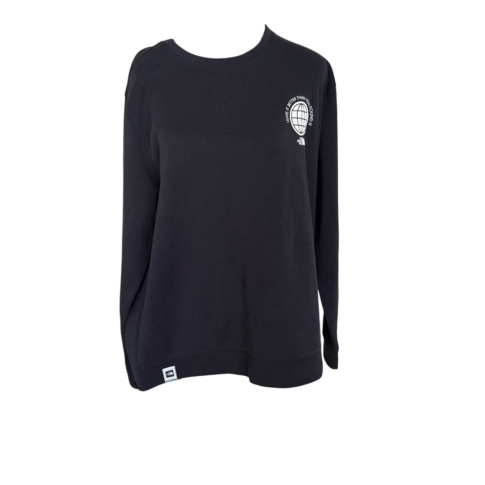 The North Face The North Face Womens Black Crewneck Sweatshirt Leave It Bet Size US M / EU 48-50 / 2 - 1 Thumbnail