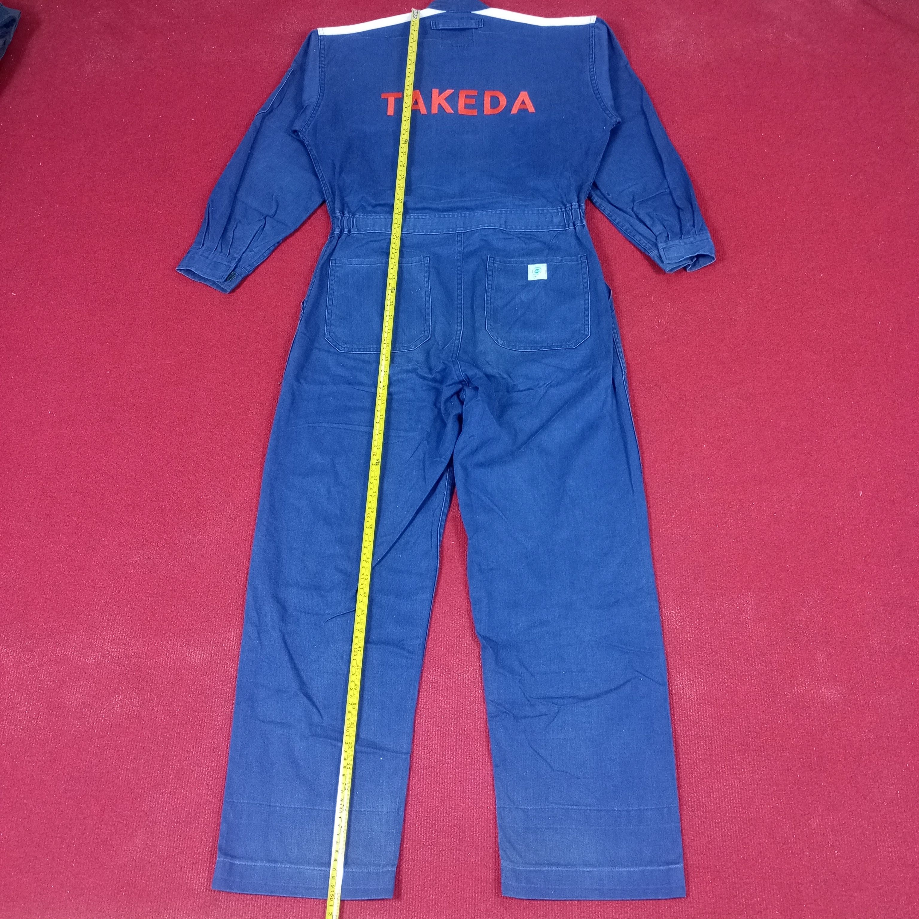 Vintage Takeda Workwear Japanese Style Motorsports Coverall Jacket Size US M / EU 48-50 / 2 - 7 Thumbnail