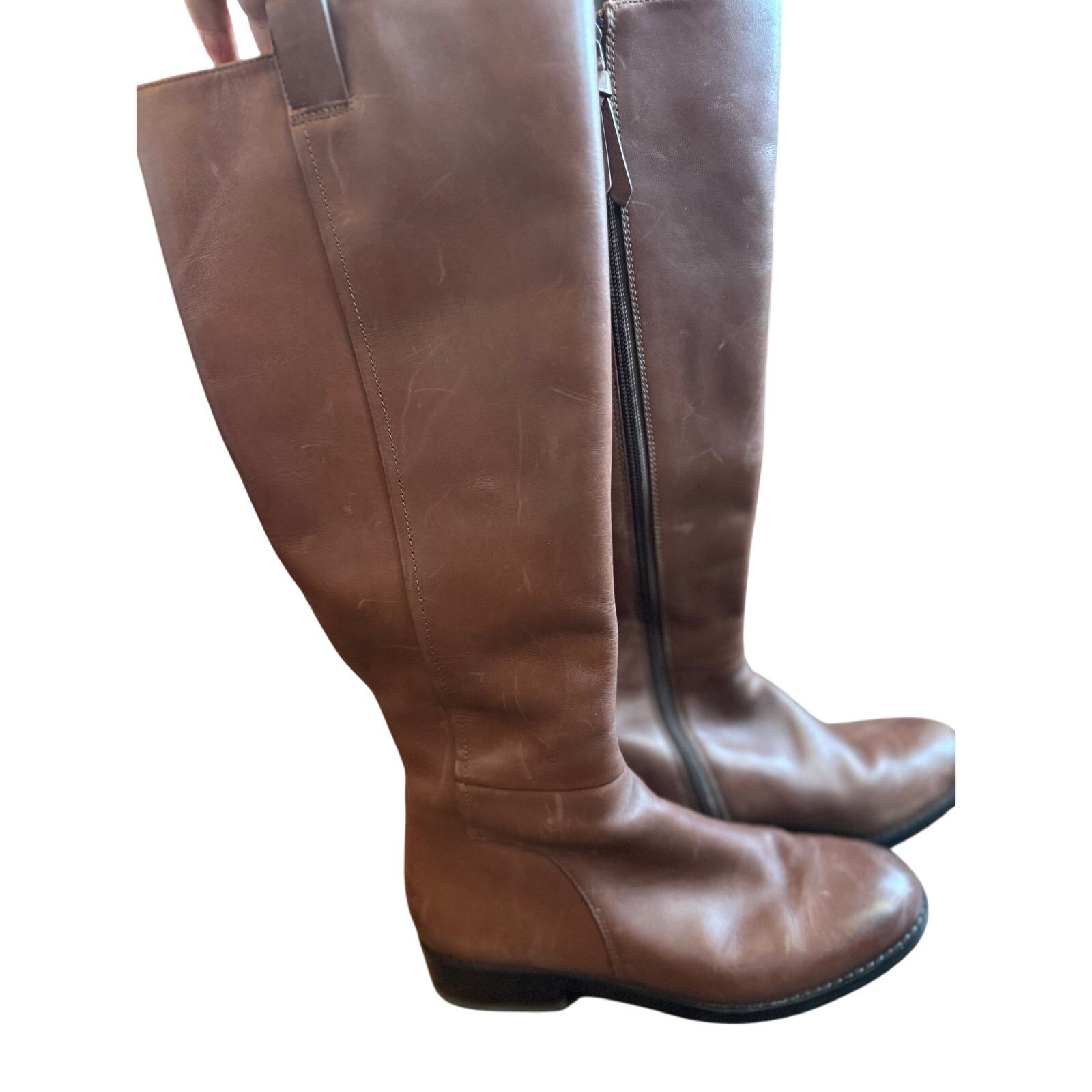 Cole Haan Cole Haan Riding Knee High Boots Wide Size 7 - Leather Size US 7 / IT 37 - 5 Thumbnail